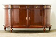 French Louis XVI Style Demilune Enfilade