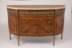 Marble Top Louis XVI Demilune
