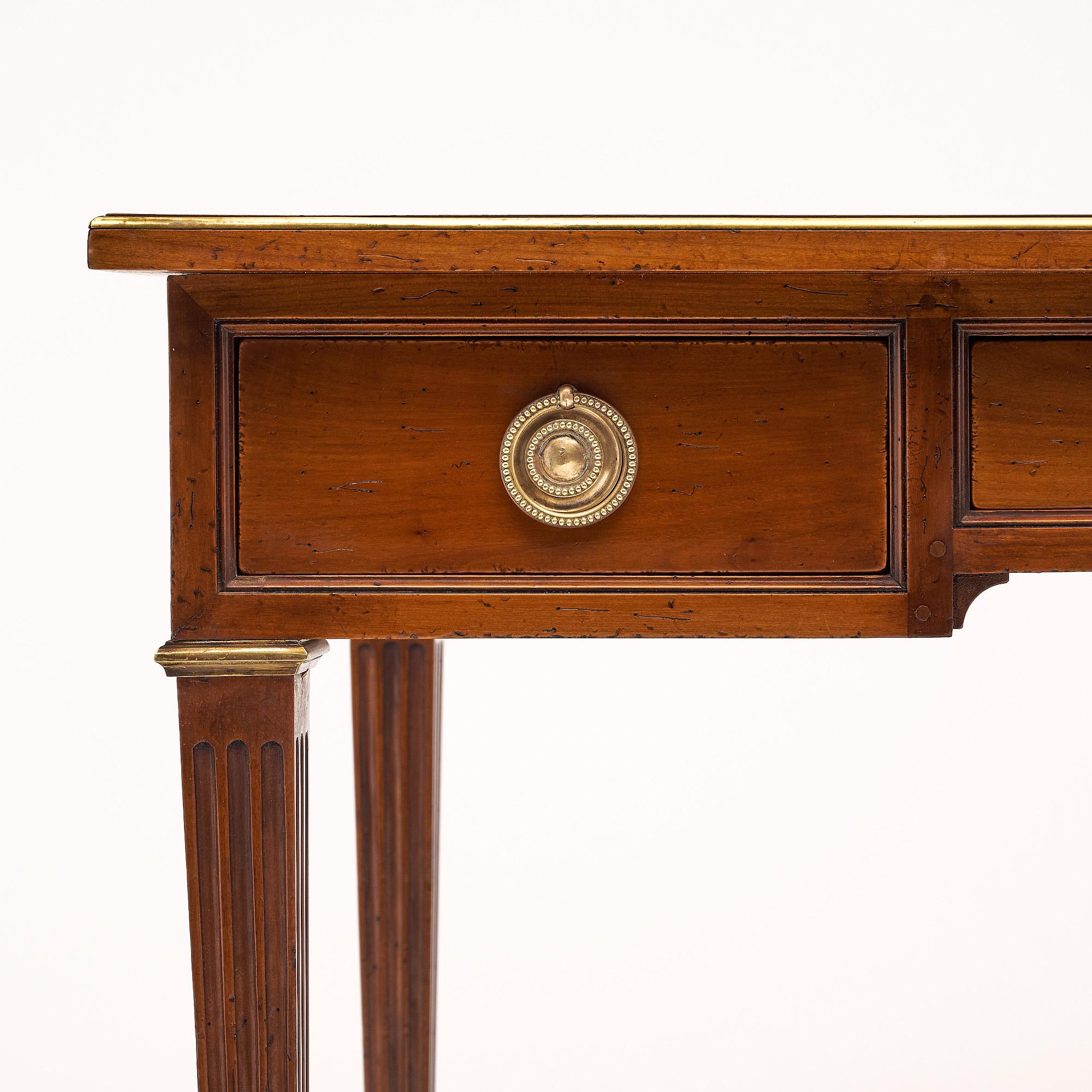 Brass French Louis XVI Style Desk