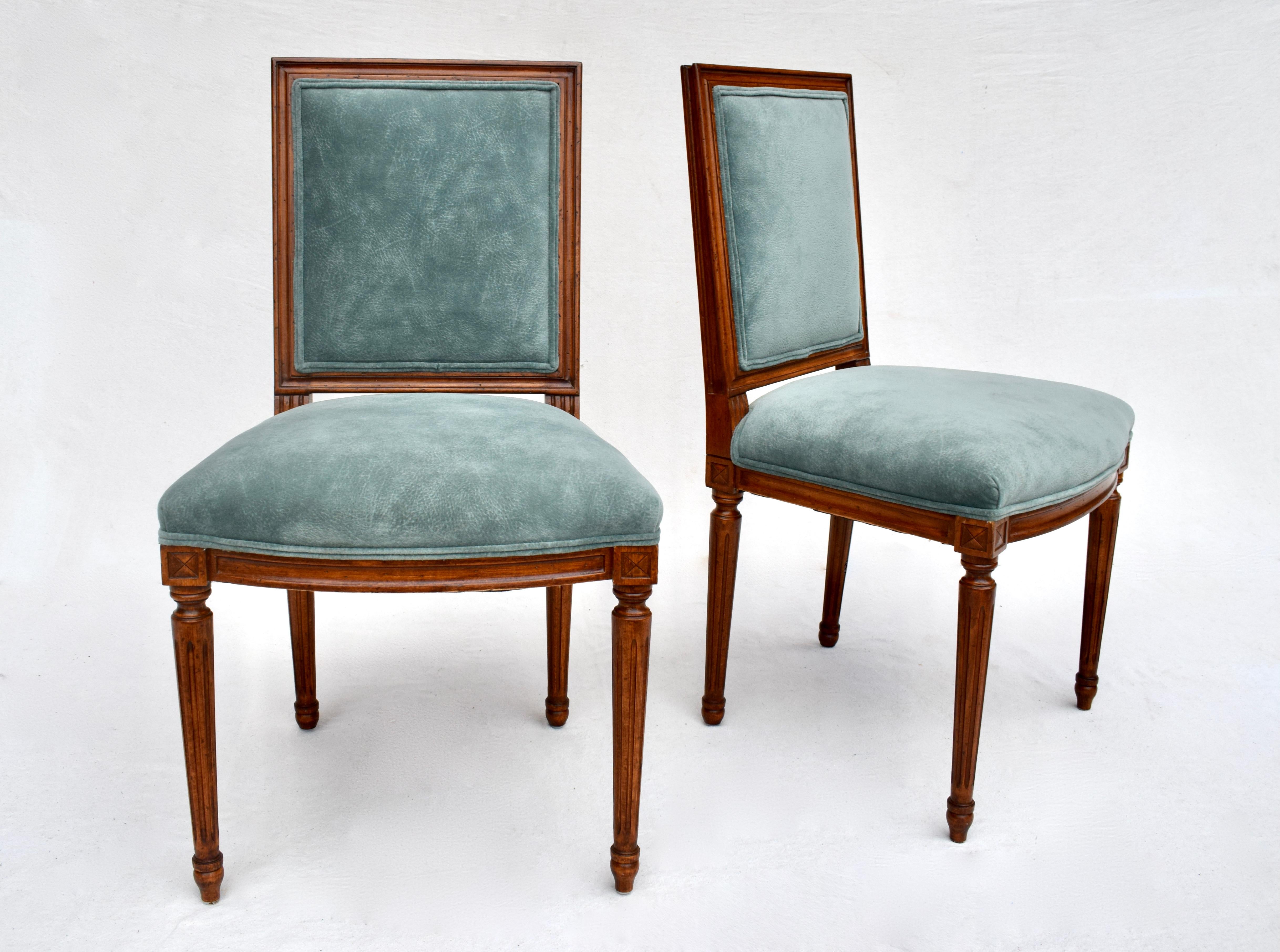 20th Century French Louis XVI Style Dining Chairs Set of 8