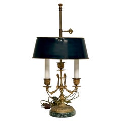 French Louis XVI Style Dore Bronze Bouillotte Lamp