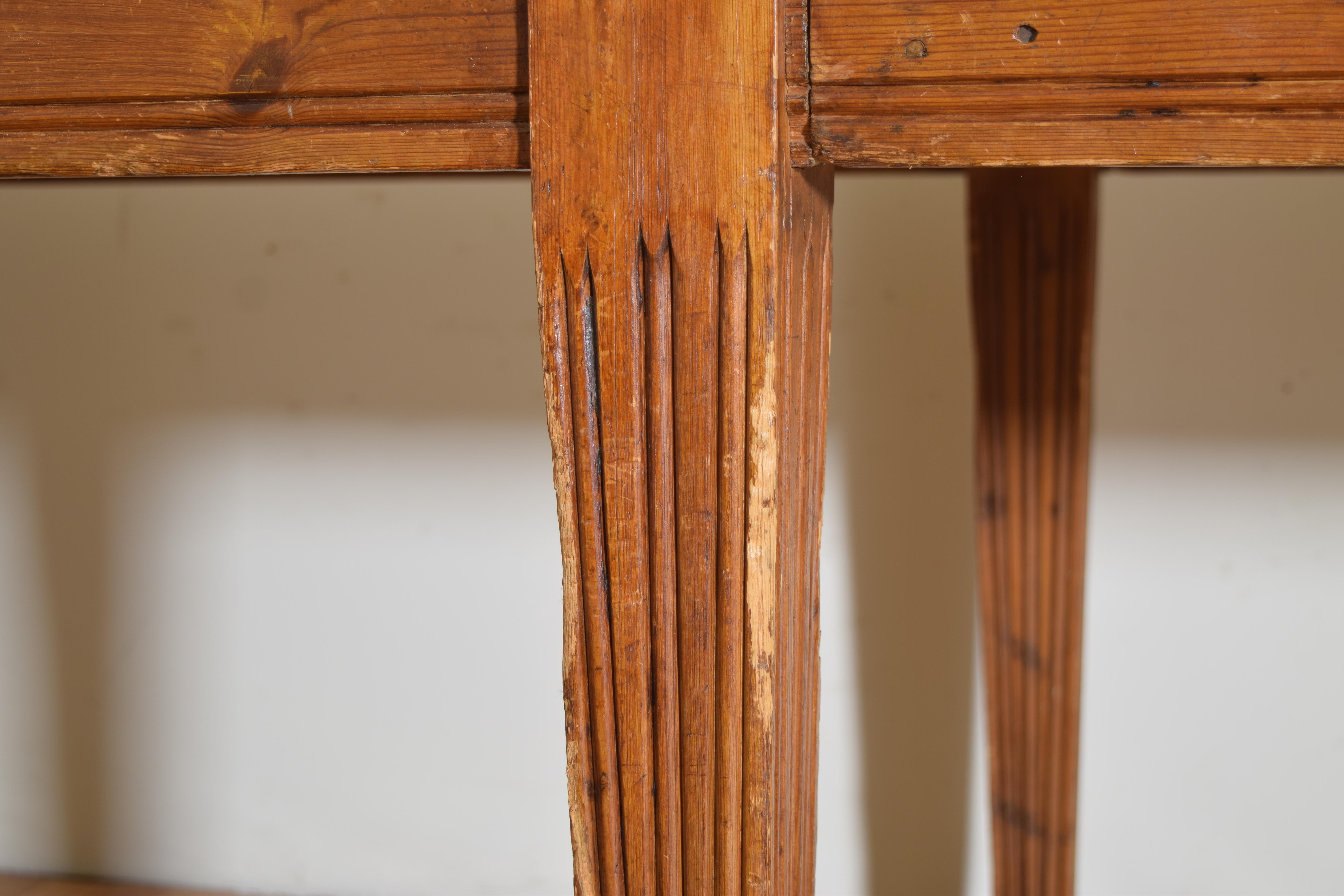 French Louis XVI Style Draper's or Work Table in Pinewood, ca. 1900 6