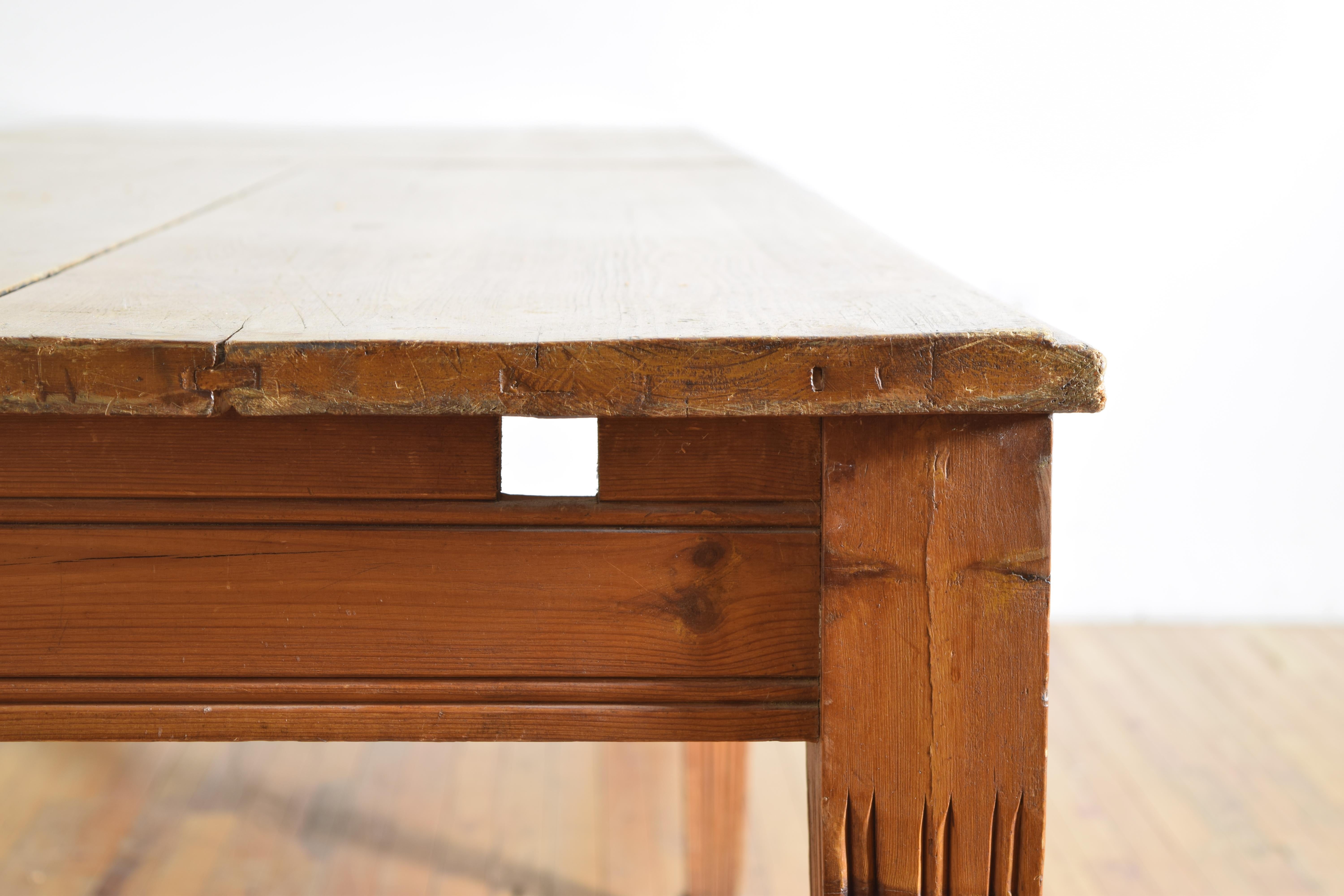 French Louis XVI Style Draper's or Work Table in Pinewood, ca. 1900 5