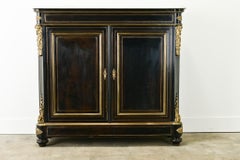 French Louis XVI Style Ebonized Buffet