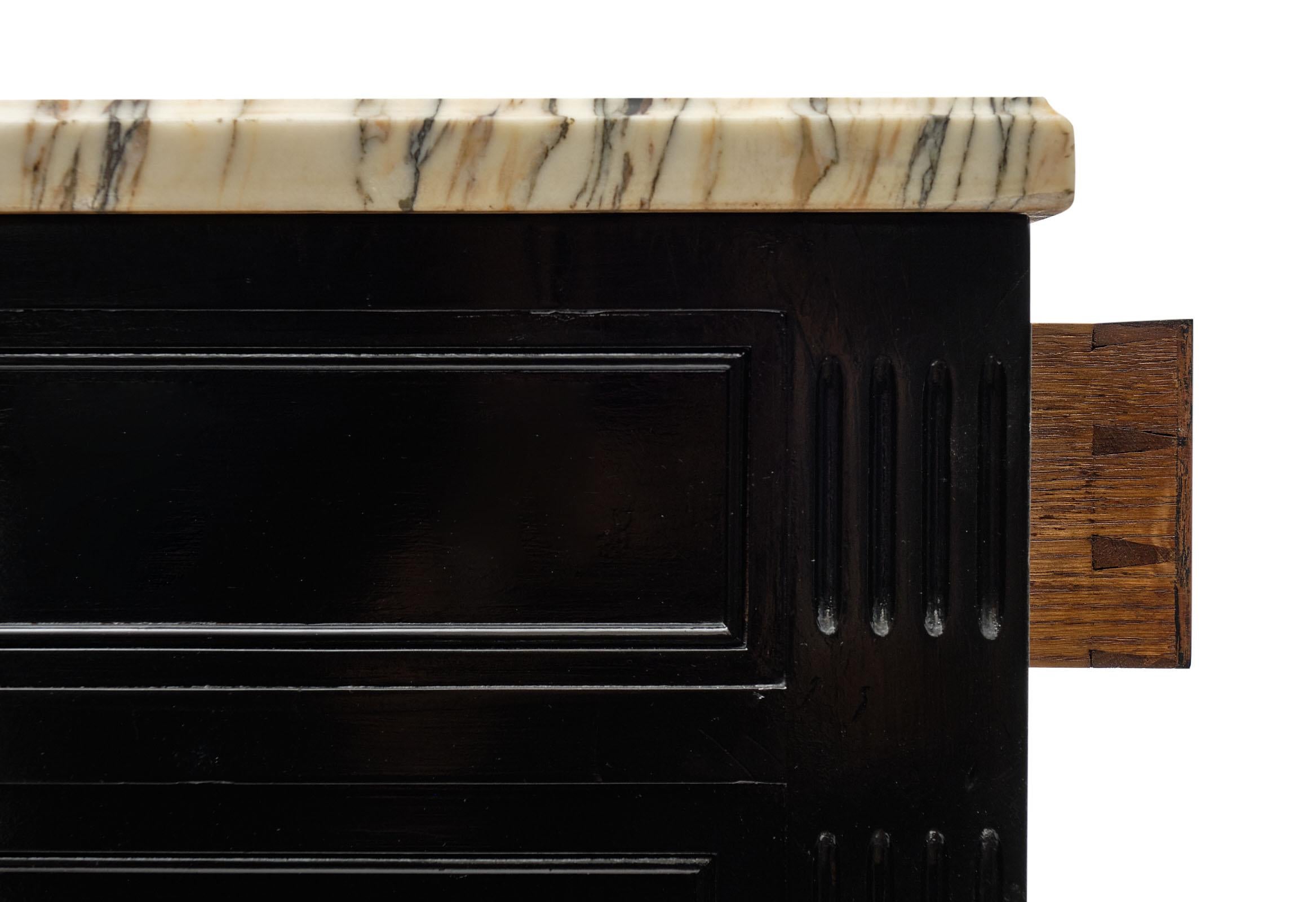 French Louis XVI Style Ebonized Buffet 4