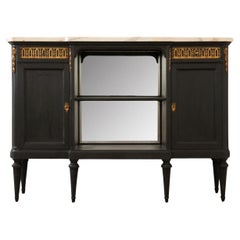 French Louis XVI Style Ebonized Desserte