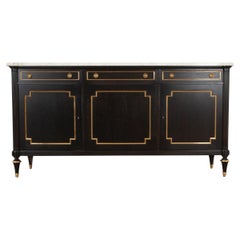 French Louis XVI Style Ebonized Enfilade