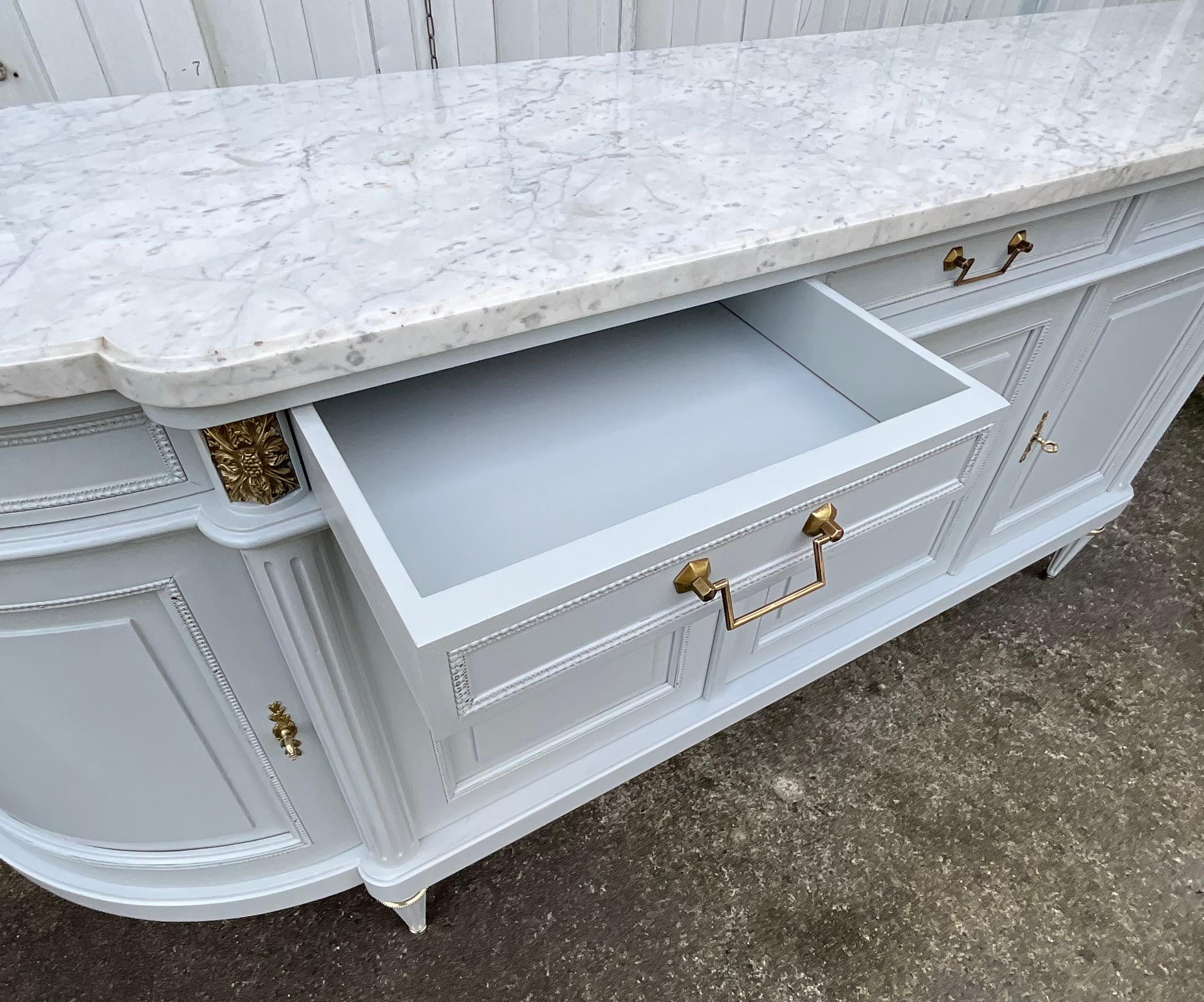 French Louis XVI Style Enfilade Early 20th 6