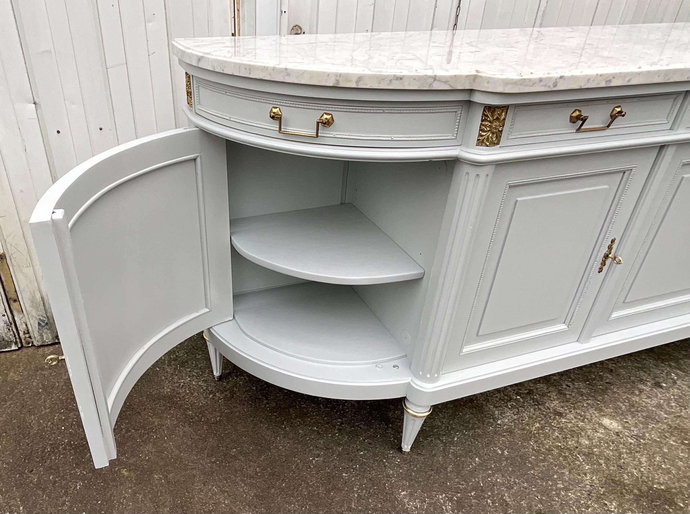French Louis XVI Style Enfilade Early 20th 2