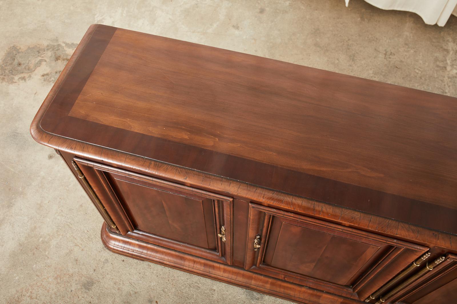 French Louis XVI Style Enfilade Sideboard Buffet by Alfonso Marina In Good Condition In Rio Vista, CA