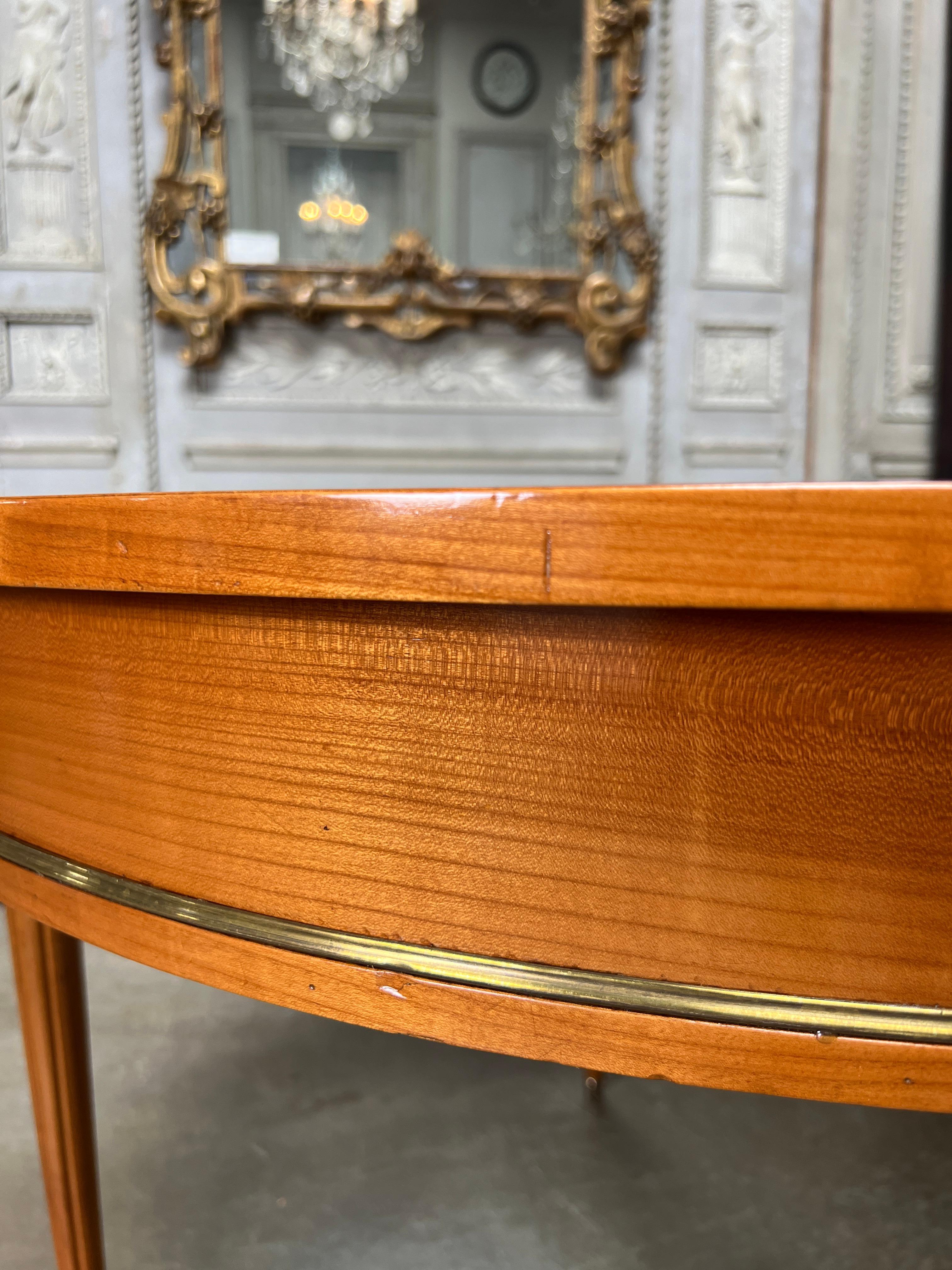 French Louis XVI Style Extension Cherrywood Dining Table 4