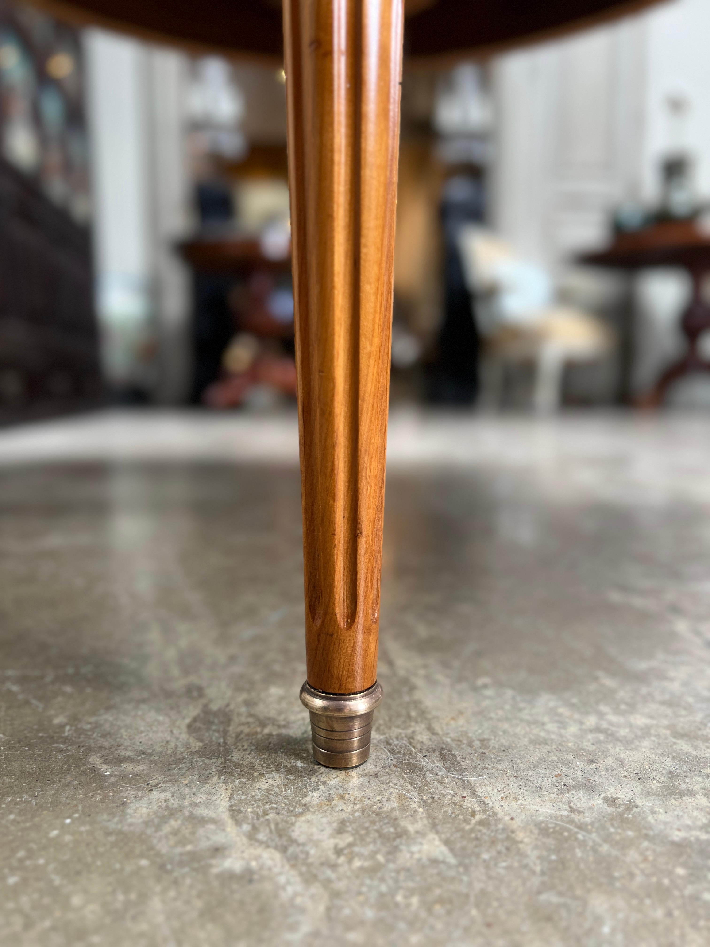 French Louis XVI Style Extension Cherrywood Dining Table 6