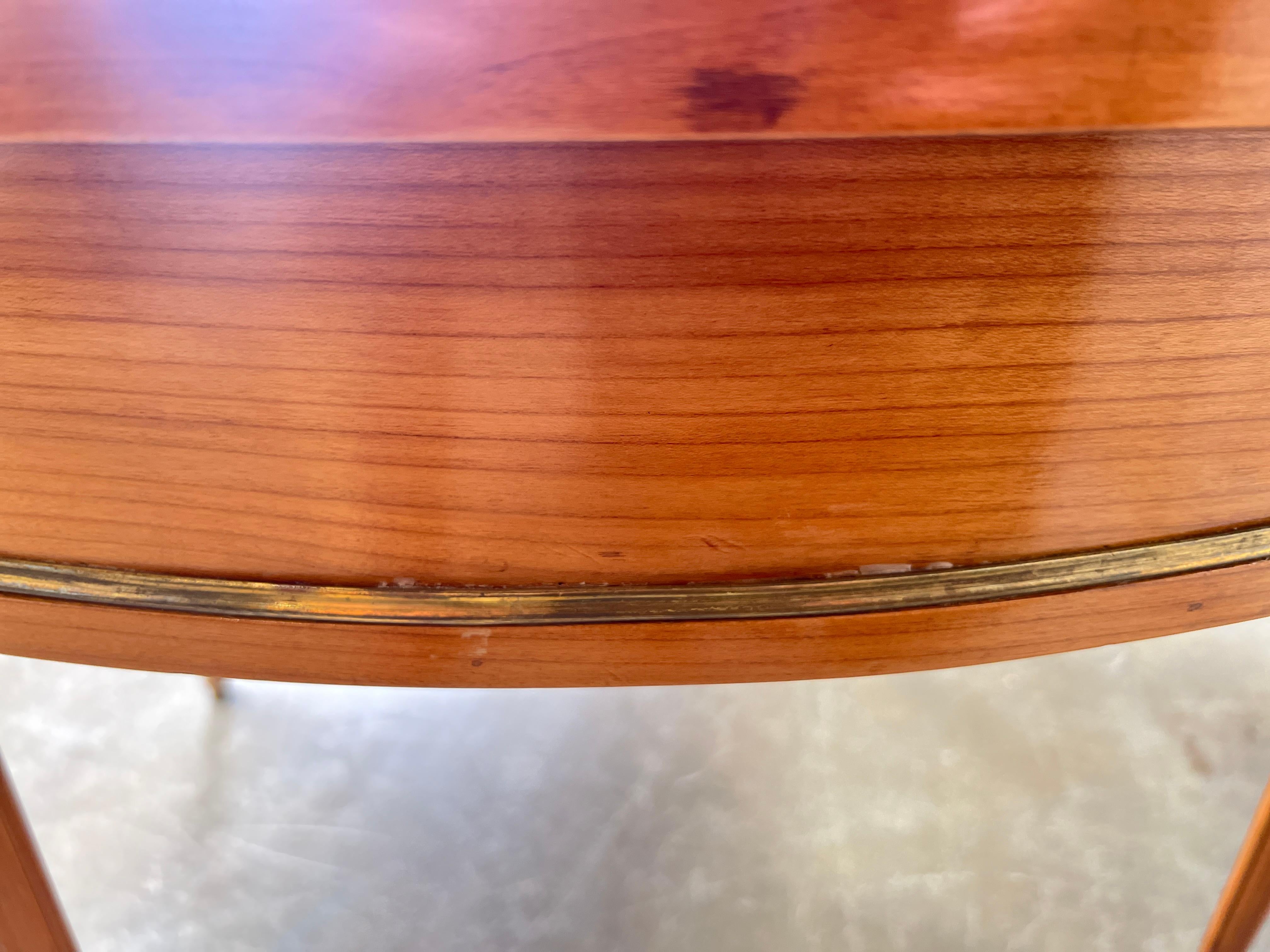French Louis XVI Style Extension Cherrywood Dining Table 7