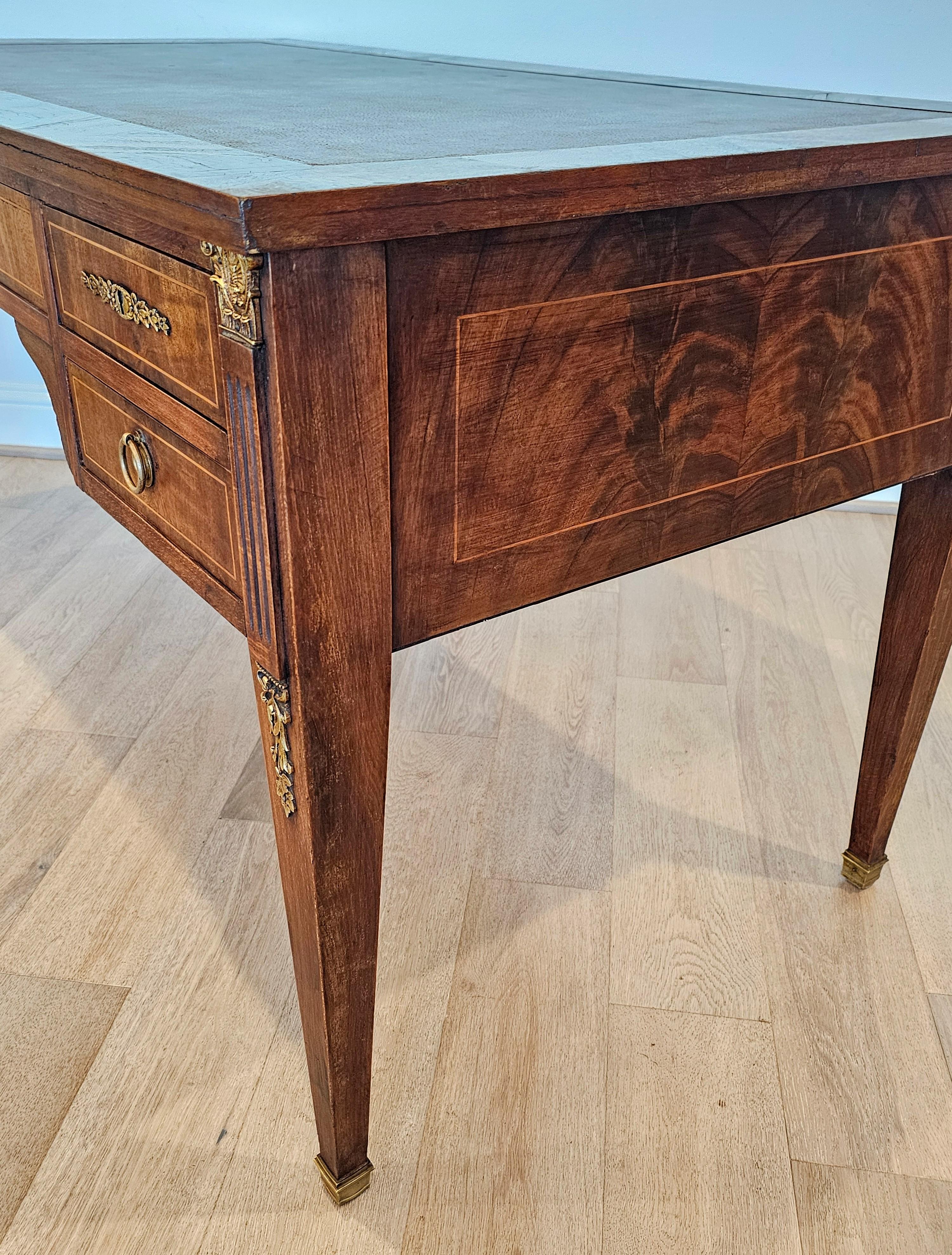 French Directoire Style Flame Mahogany Writing Desk 5