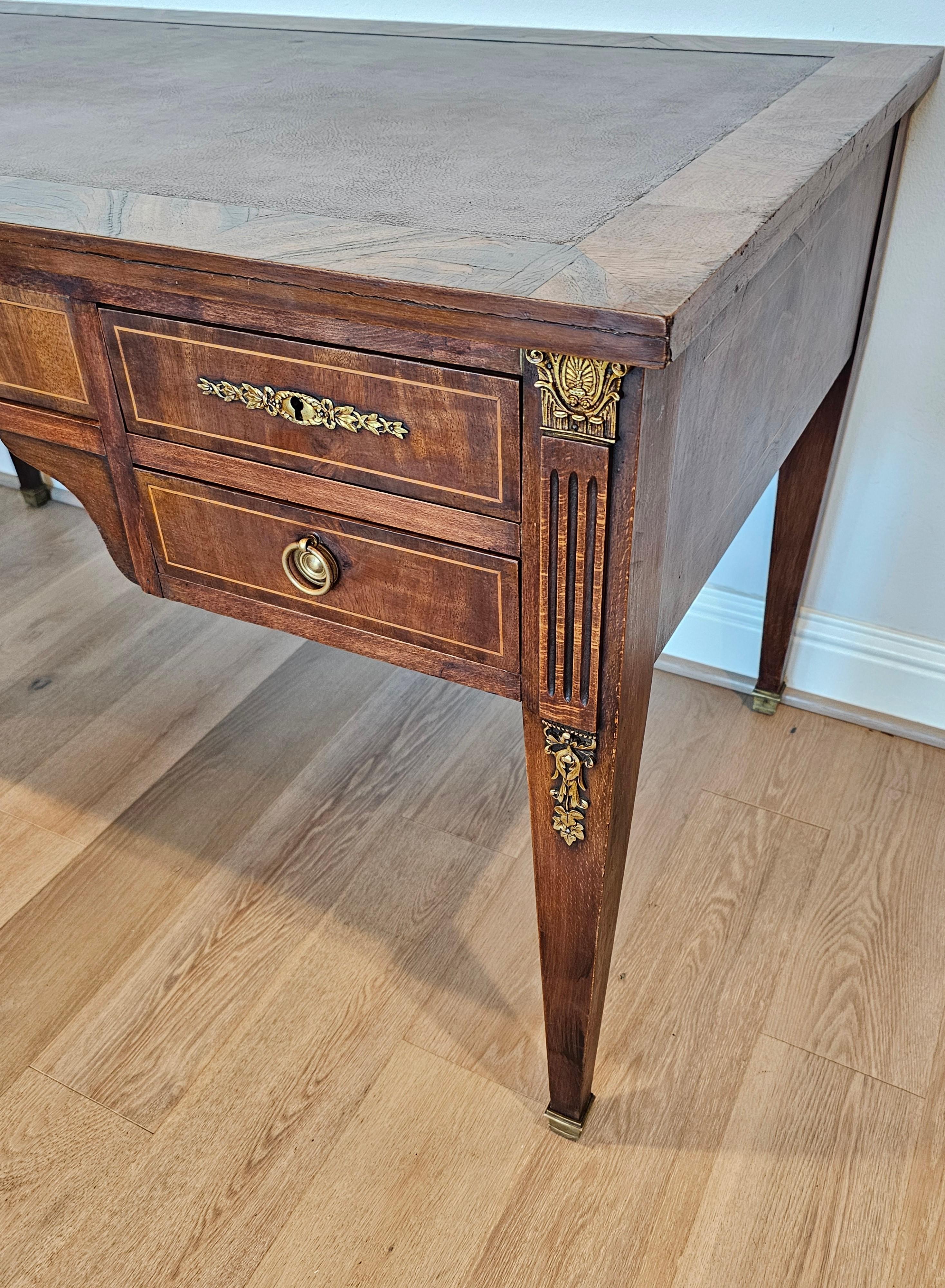 French Directoire Style Flame Mahogany Writing Desk 7
