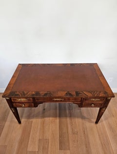 French Directoire Style Flame Mahogany Writing Desk