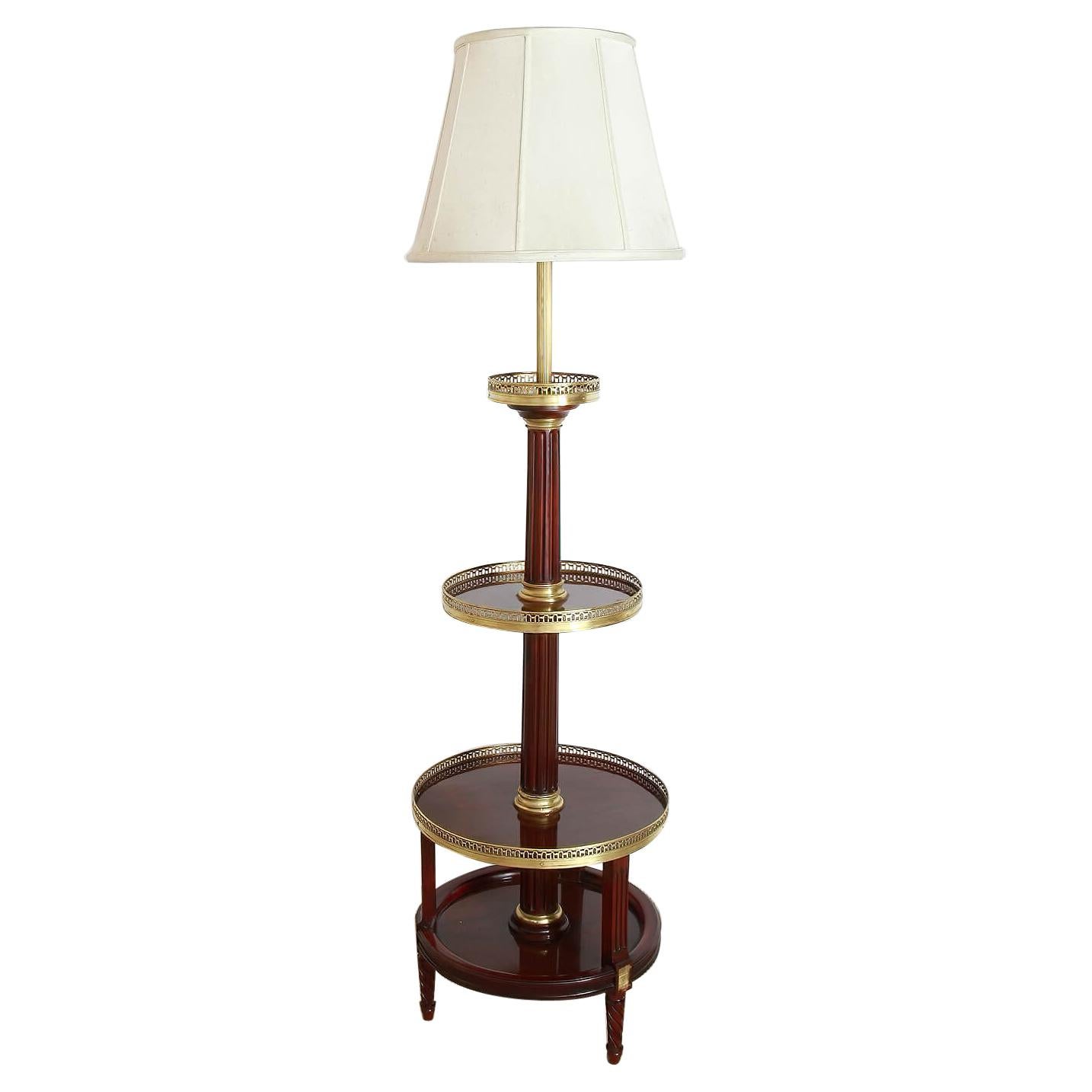 French Louis XVI Style Floor Lamp For Sale