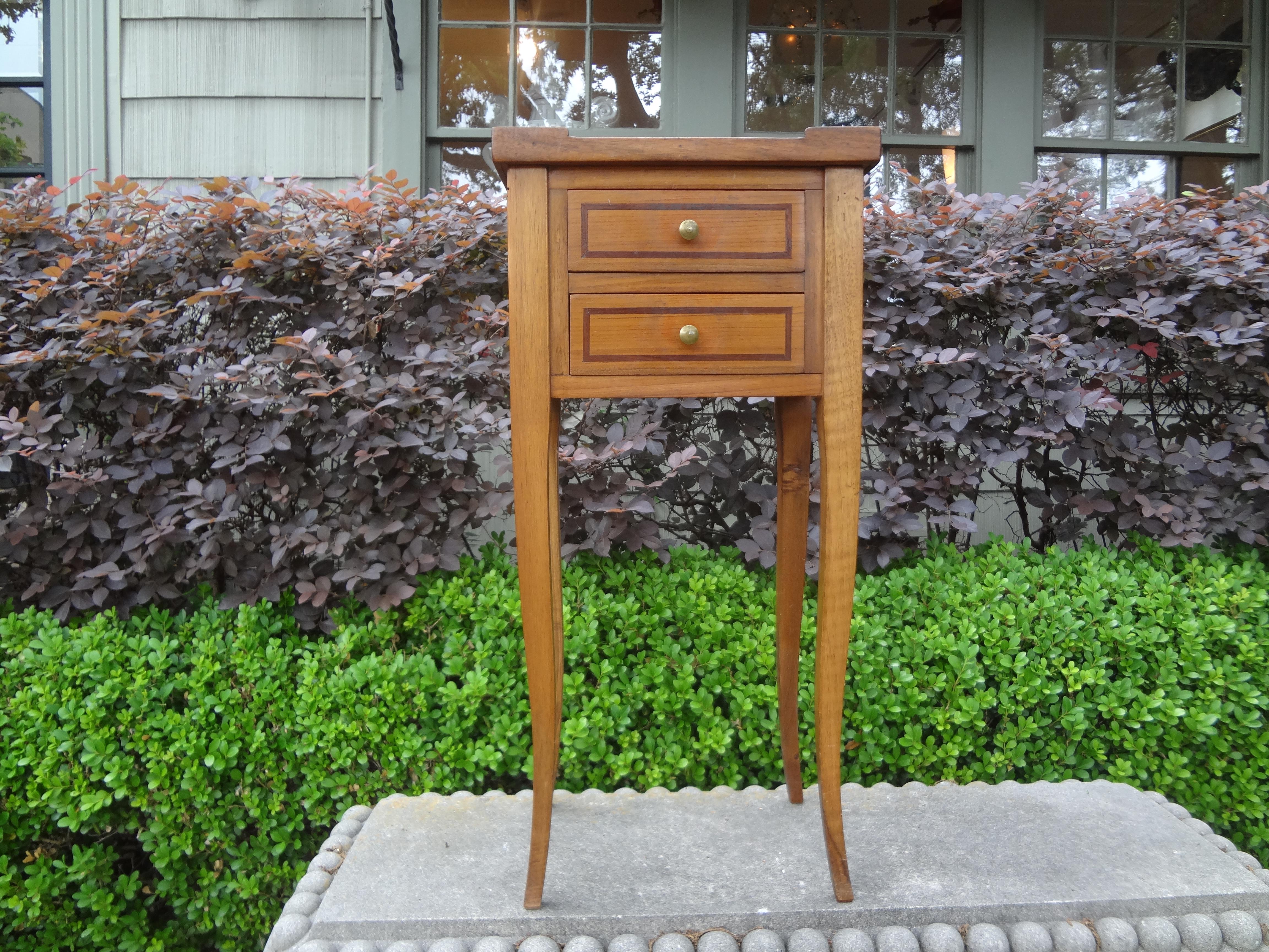 French Louis XVI Style Fruitwood Table or Nightstand 7