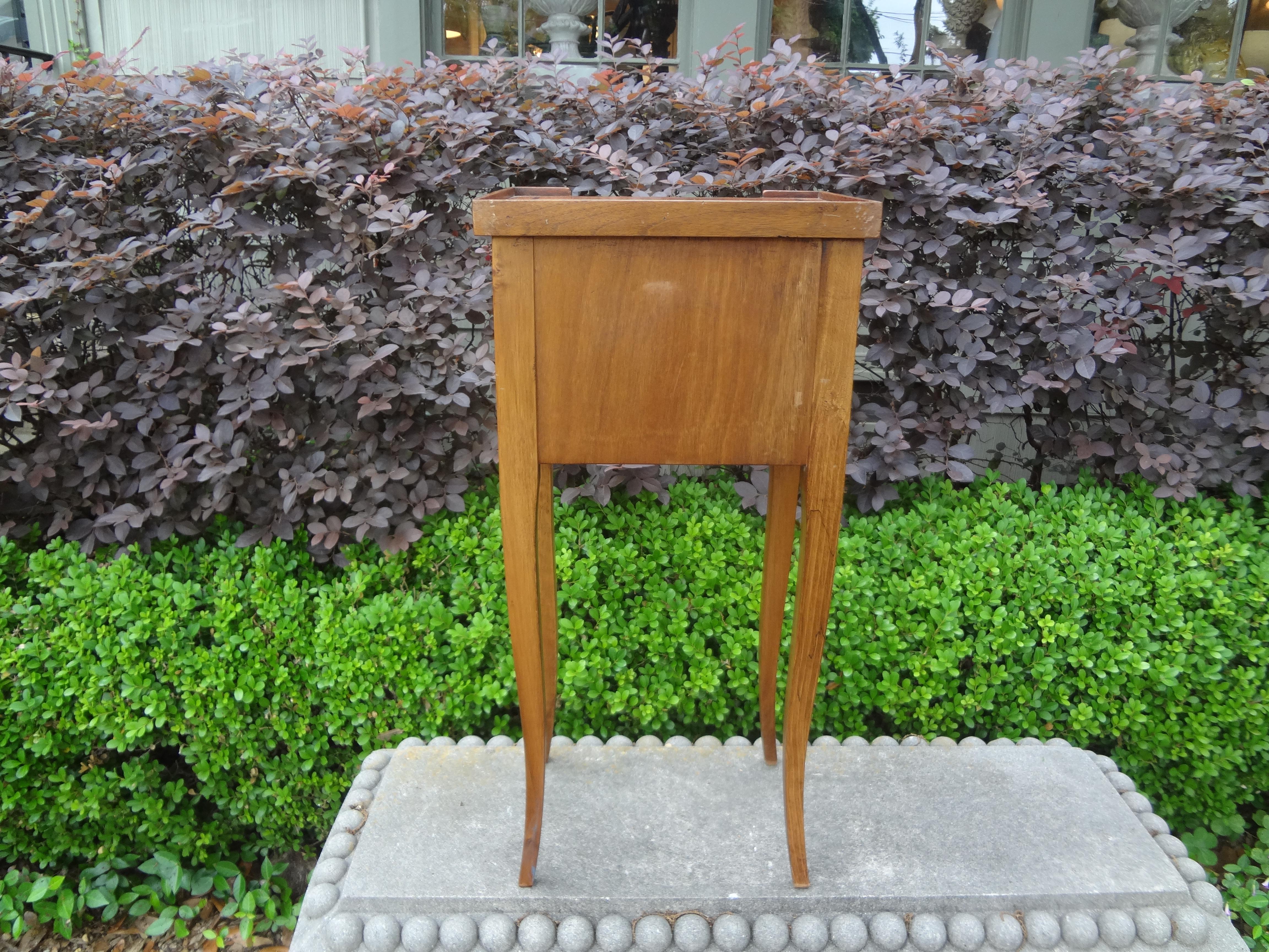 French Louis XVI Style Fruitwood Table or Nightstand 4