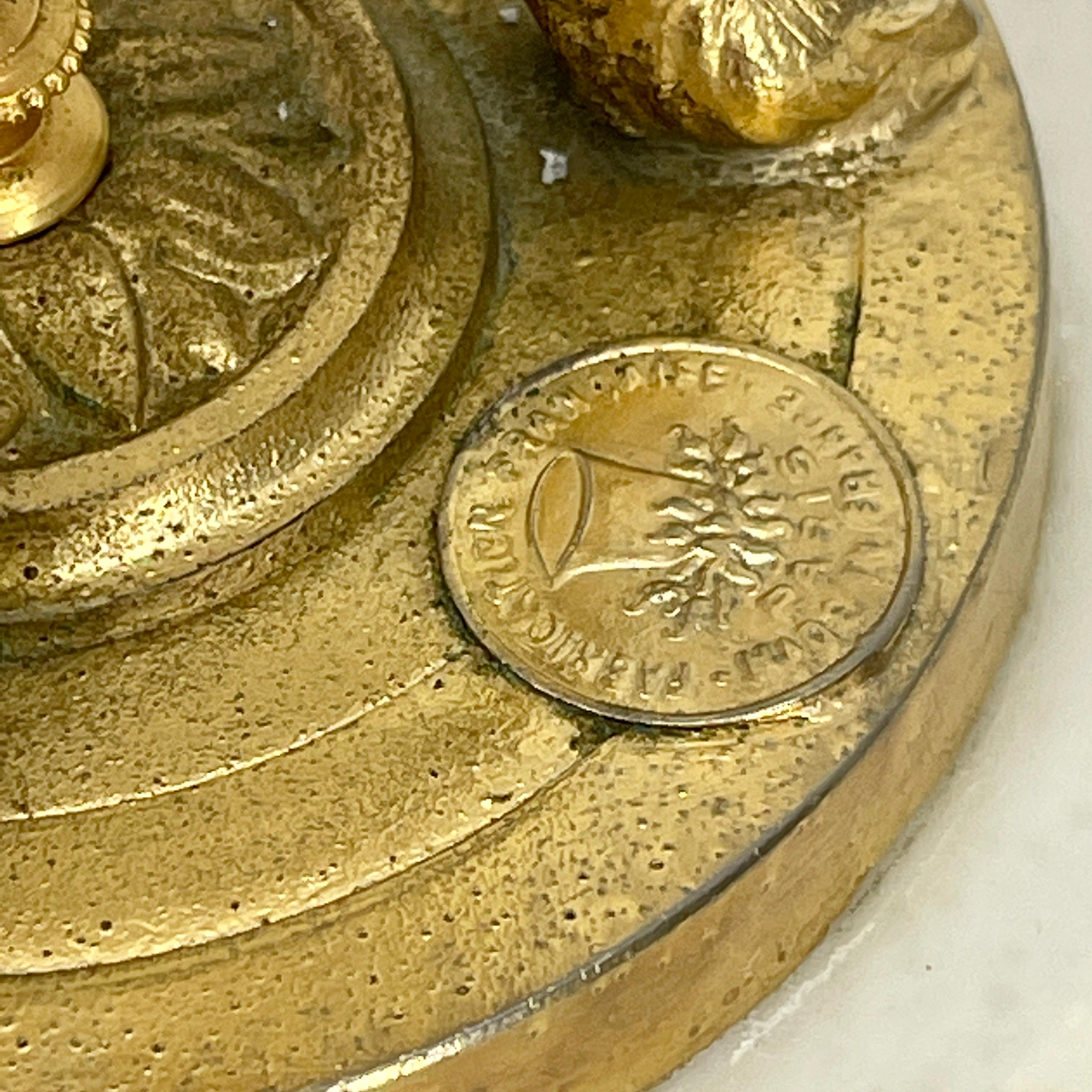 French Louis XVI Style Gilt Bronze-Mounted White Marble Urns 10