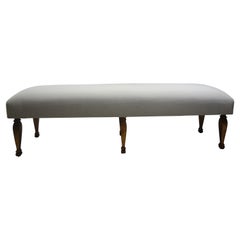 French Louis XVI Style Giltwood Bench