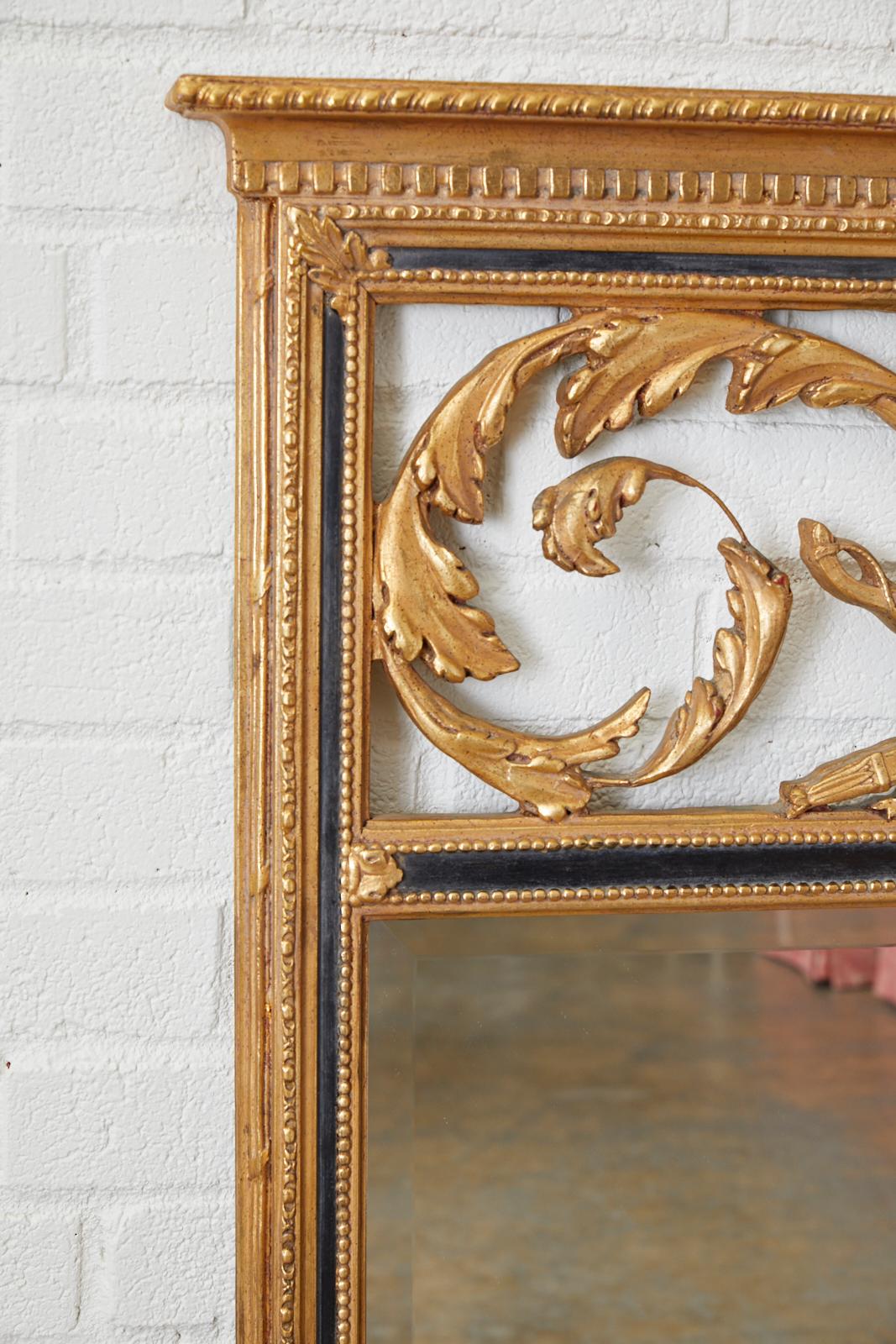 French Louis XVI Style Giltwood Mirror by Friedman Brothers 2