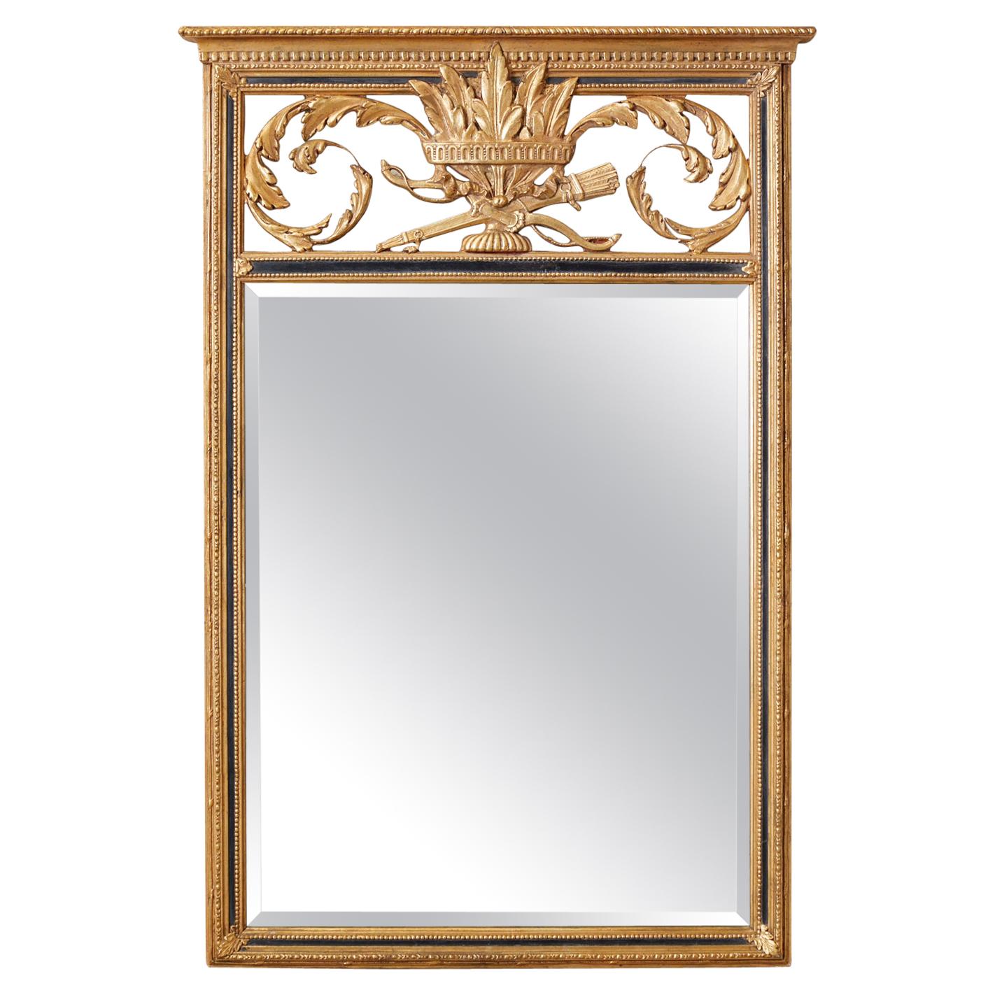 French Louis XVI Style Giltwood Mirror by Friedman Brothers