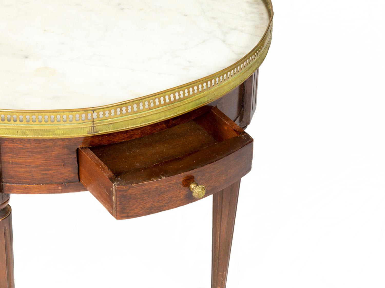 19th Century French Louis XVI Style Guéridon Bouillotte Table For Sale