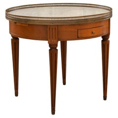 Used French Louis XVI Style Guéridon Bouillotte Table