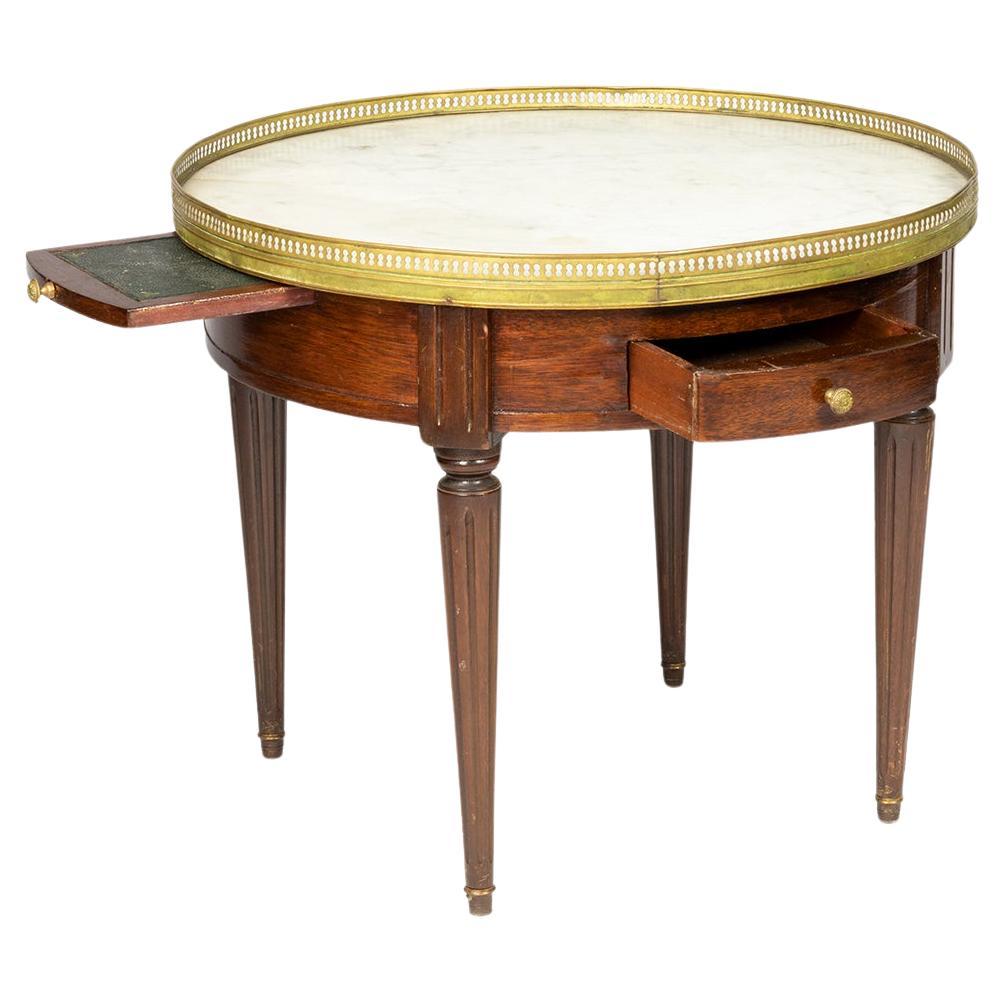 Französisch Louis XVI Stil Guéridon Bouillotte Tisch im Angebot