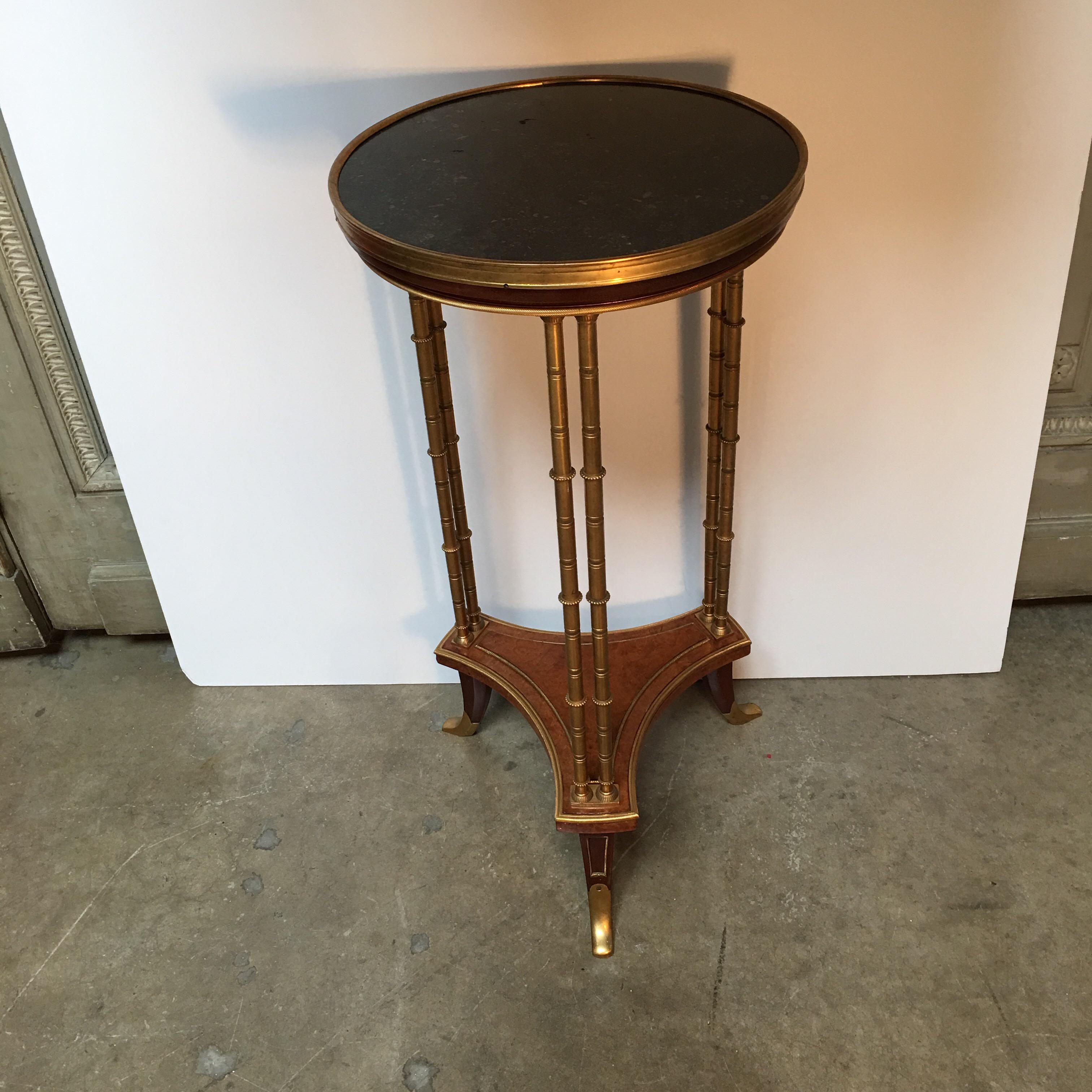 French Louis XVI Style Gueridon In Good Condition For Sale In Dallas, TX