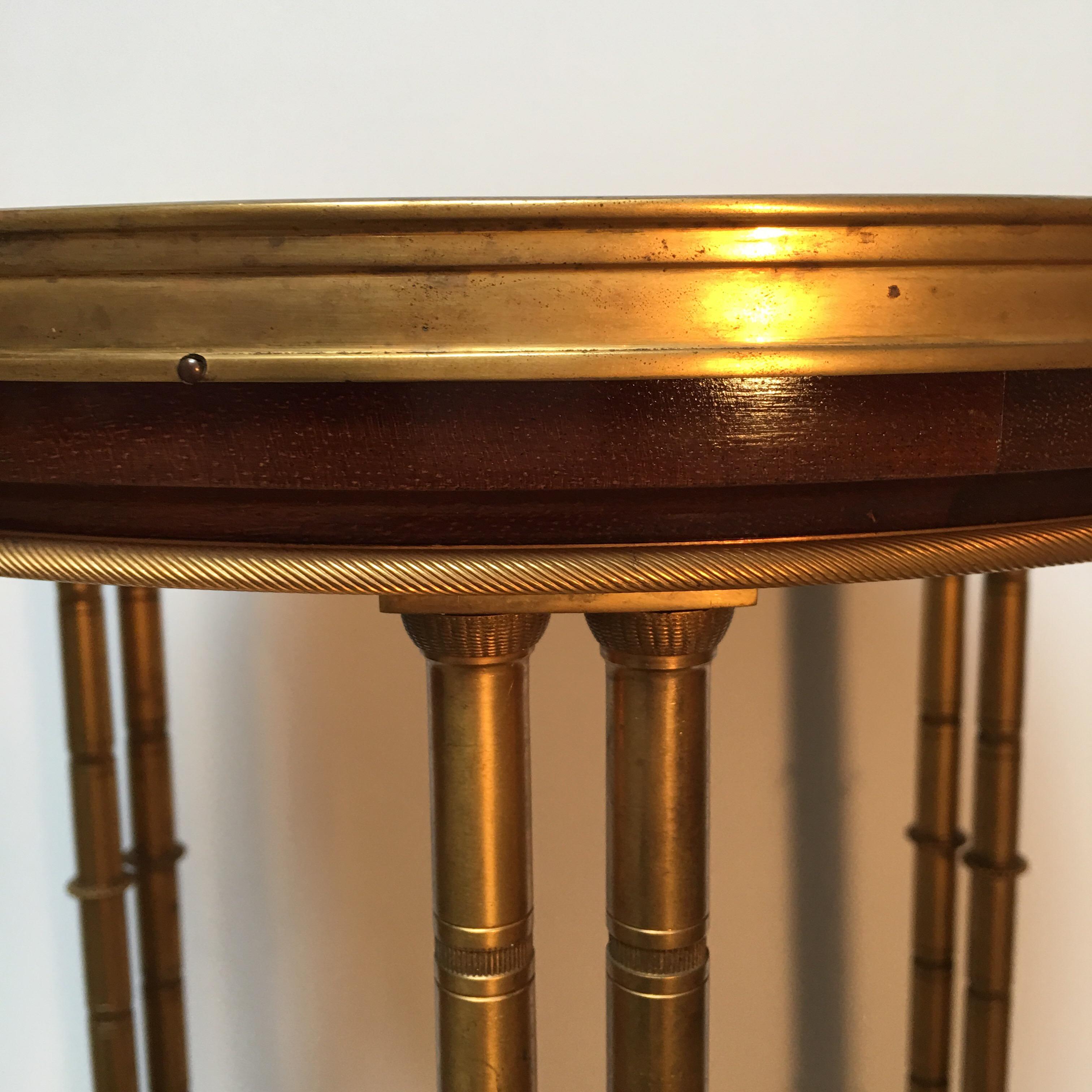 Bronze French Louis XVI Style Gueridon For Sale