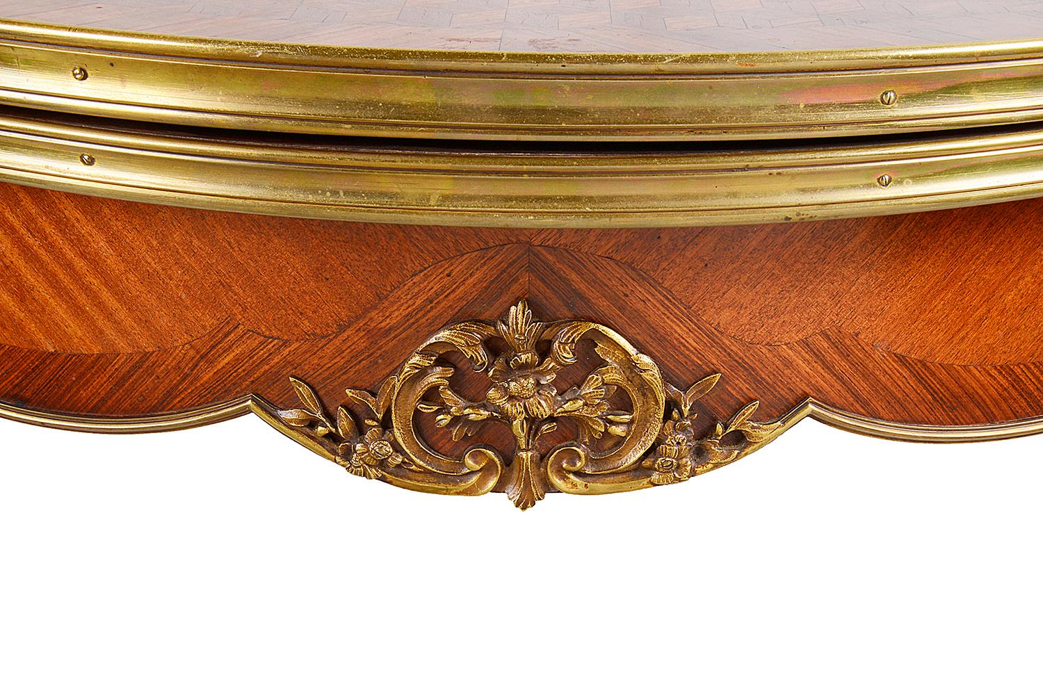 Veneer French Louis XVI Style Inlaid Card or Games Table, circa 1880 For Sale