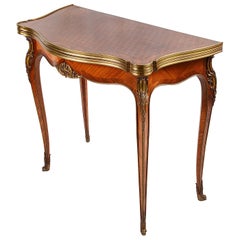French Louis XVI Style Inlaid Card or Games Table, circa 1880