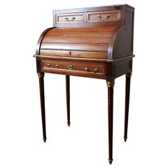 Antique French Louis XVI Style Ladies Writing Bureau Desk
