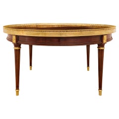 Antique French Louis XVI Style Mahogany and Ormolu Cocktail or Coffee Table
