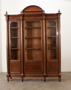 French Louis XVI Style Mahogany Bibliotheque