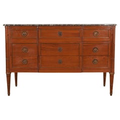 Antique French Louis XVI Style Mahogany Commode