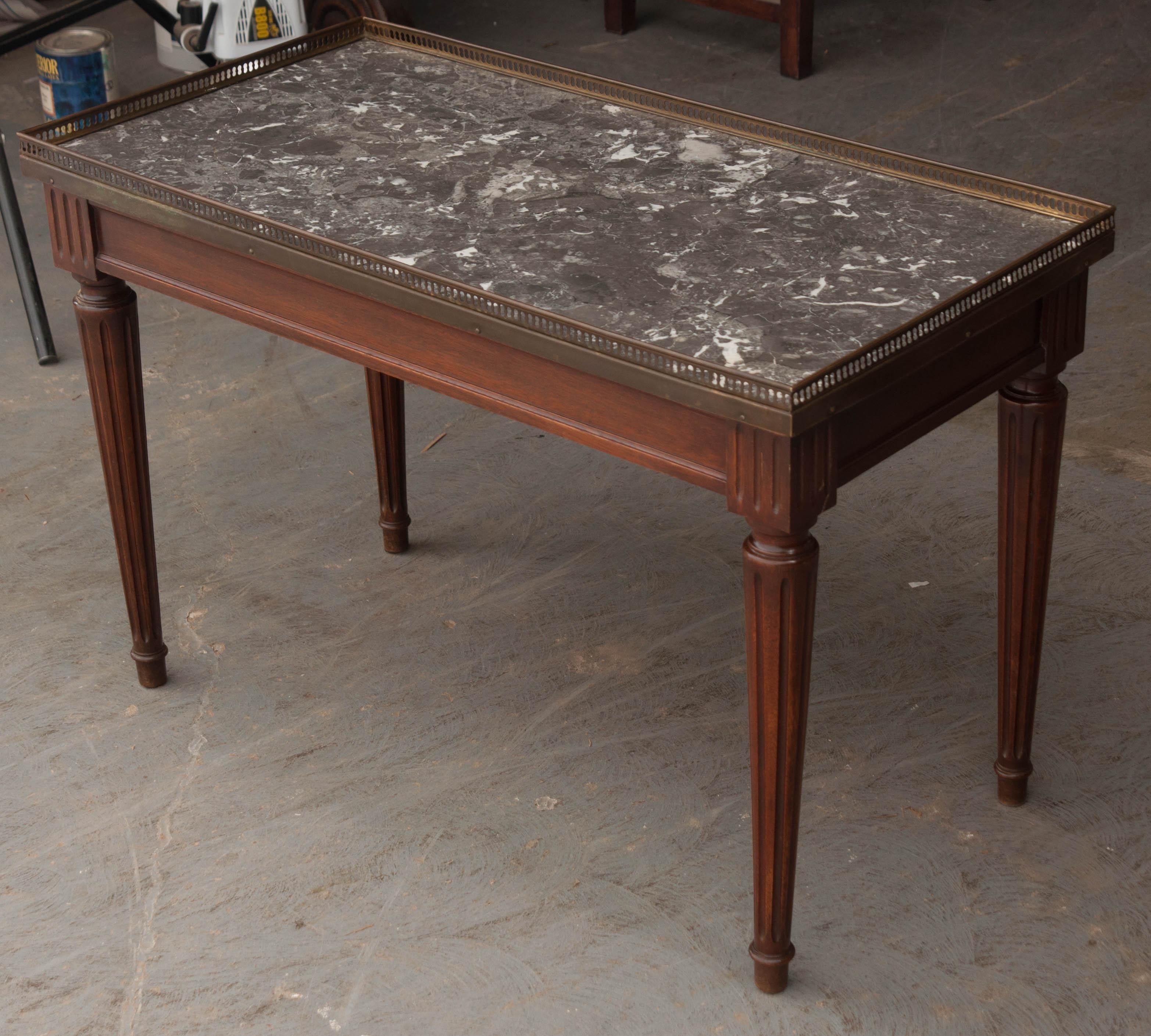 20th Century French Louis XVI Style Mahogany Low Table