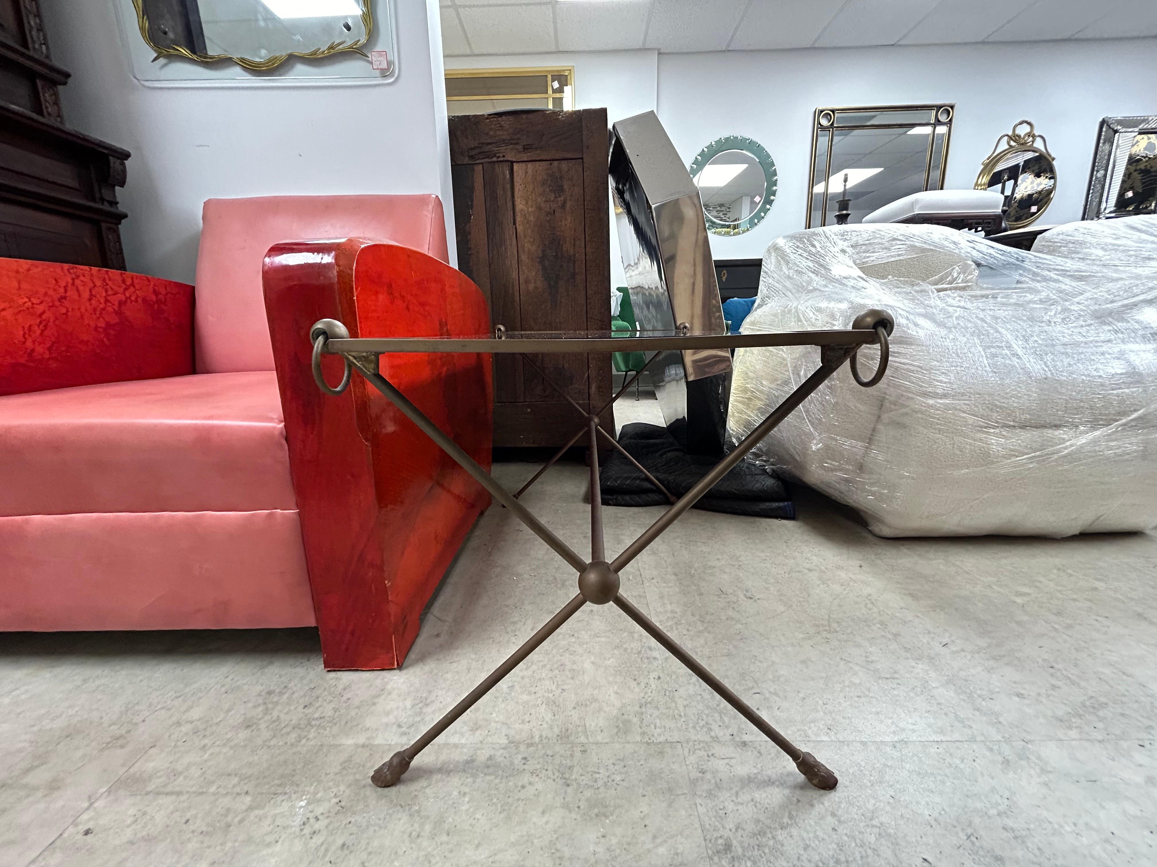 French Louis XVI Style Maison Bagués Inspired Bronze Coffee Table 2