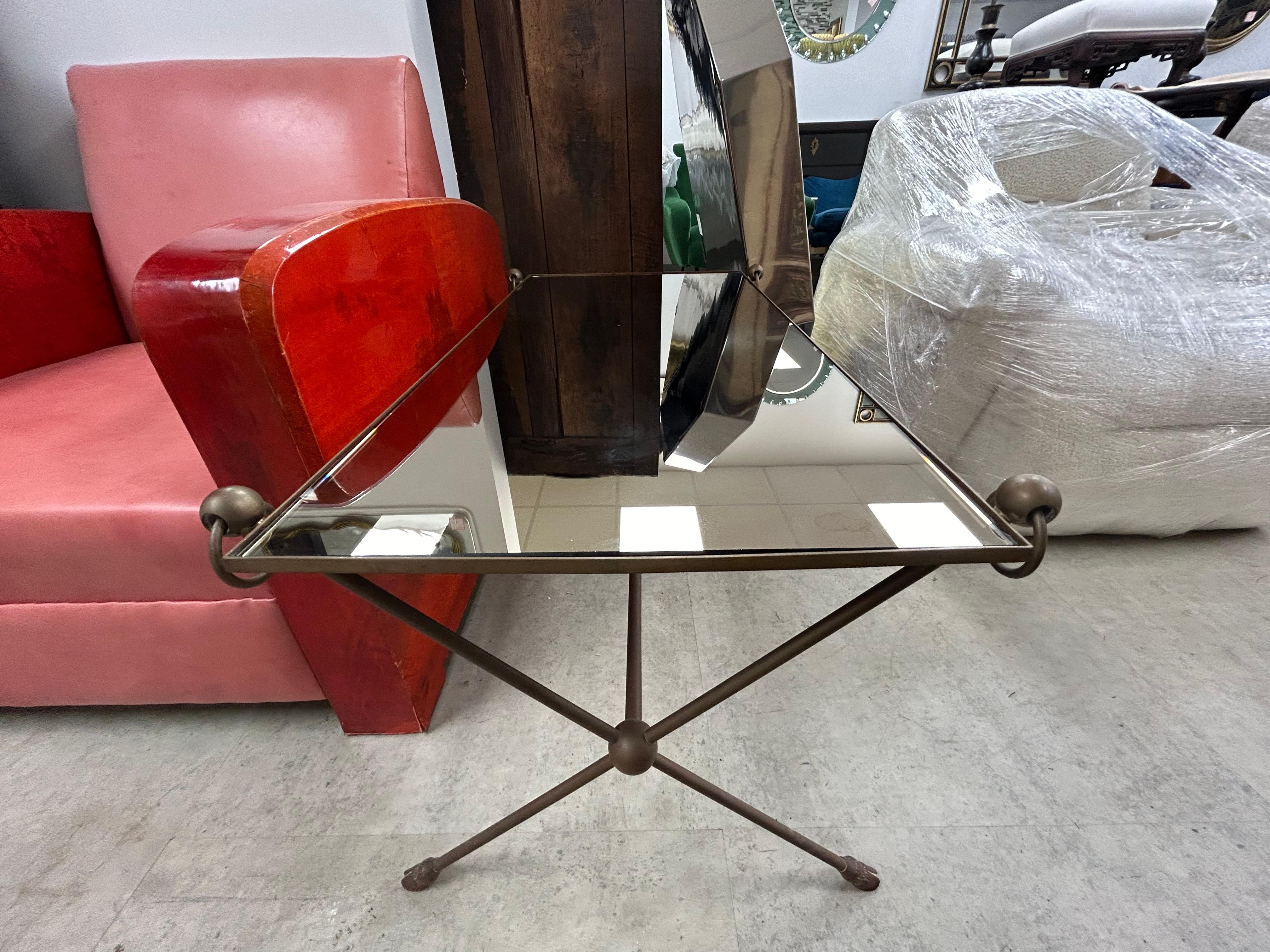 French Louis XVI Style Maison Bagués Inspired Bronze Coffee Table 3