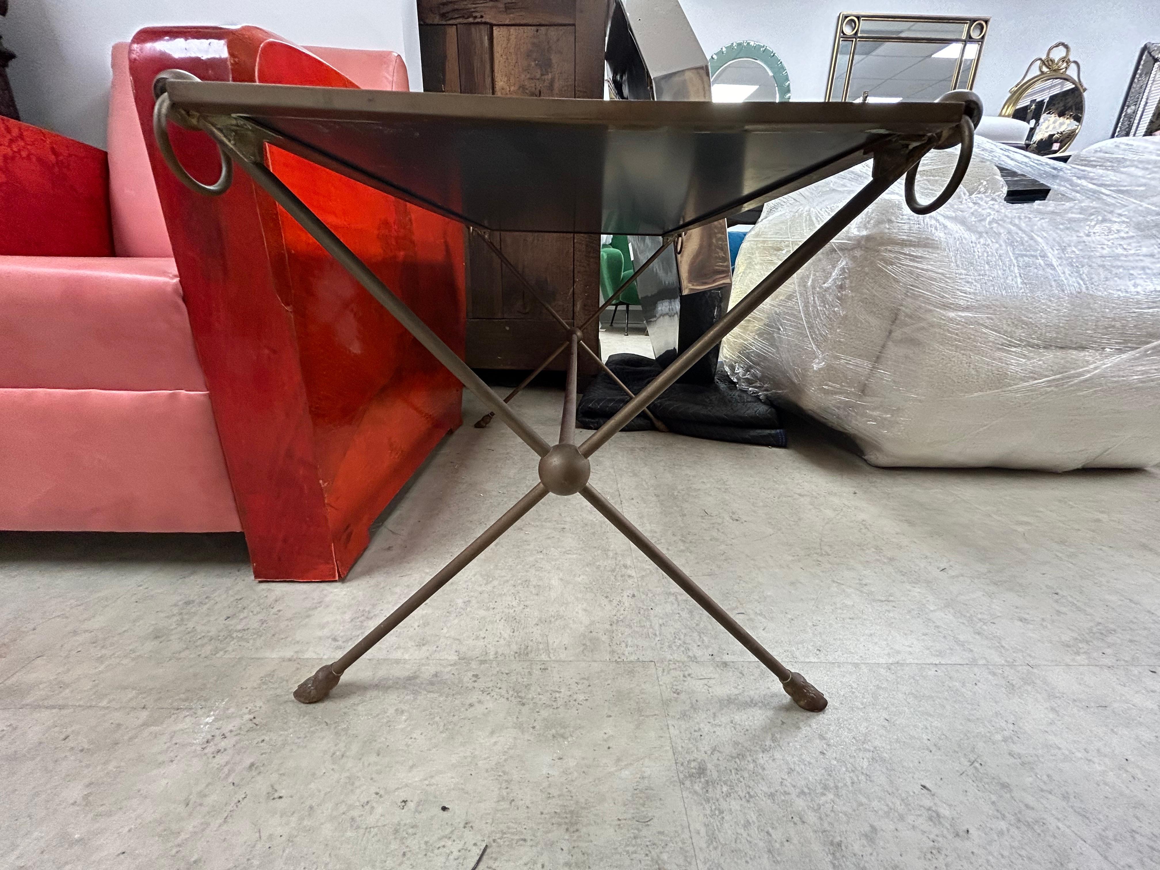 French Louis XVI Style Maison Bagués Inspired Bronze Coffee Table 5