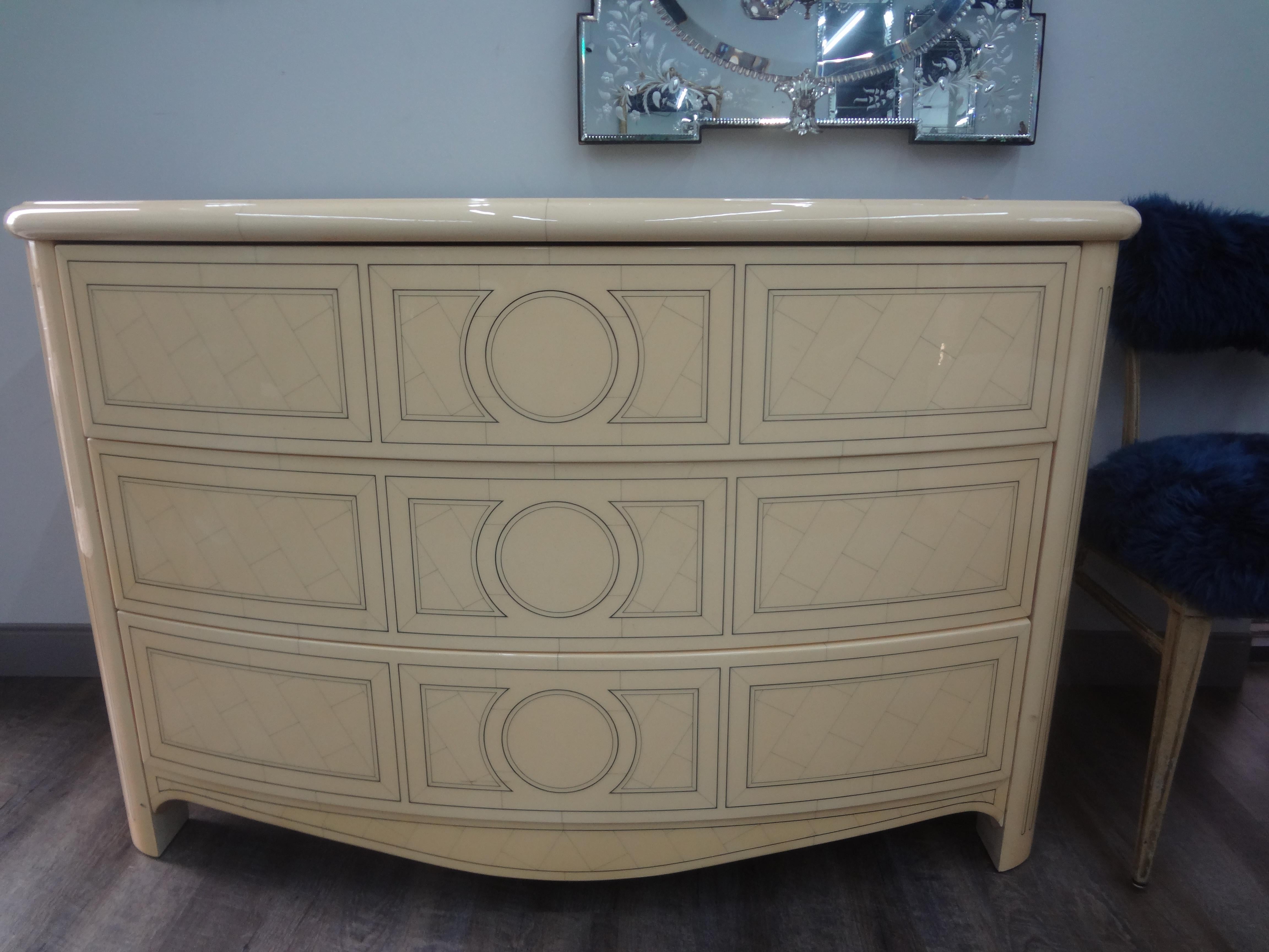 French Louis XVI Style Maison Jansen Lacquered Commode For Sale 6