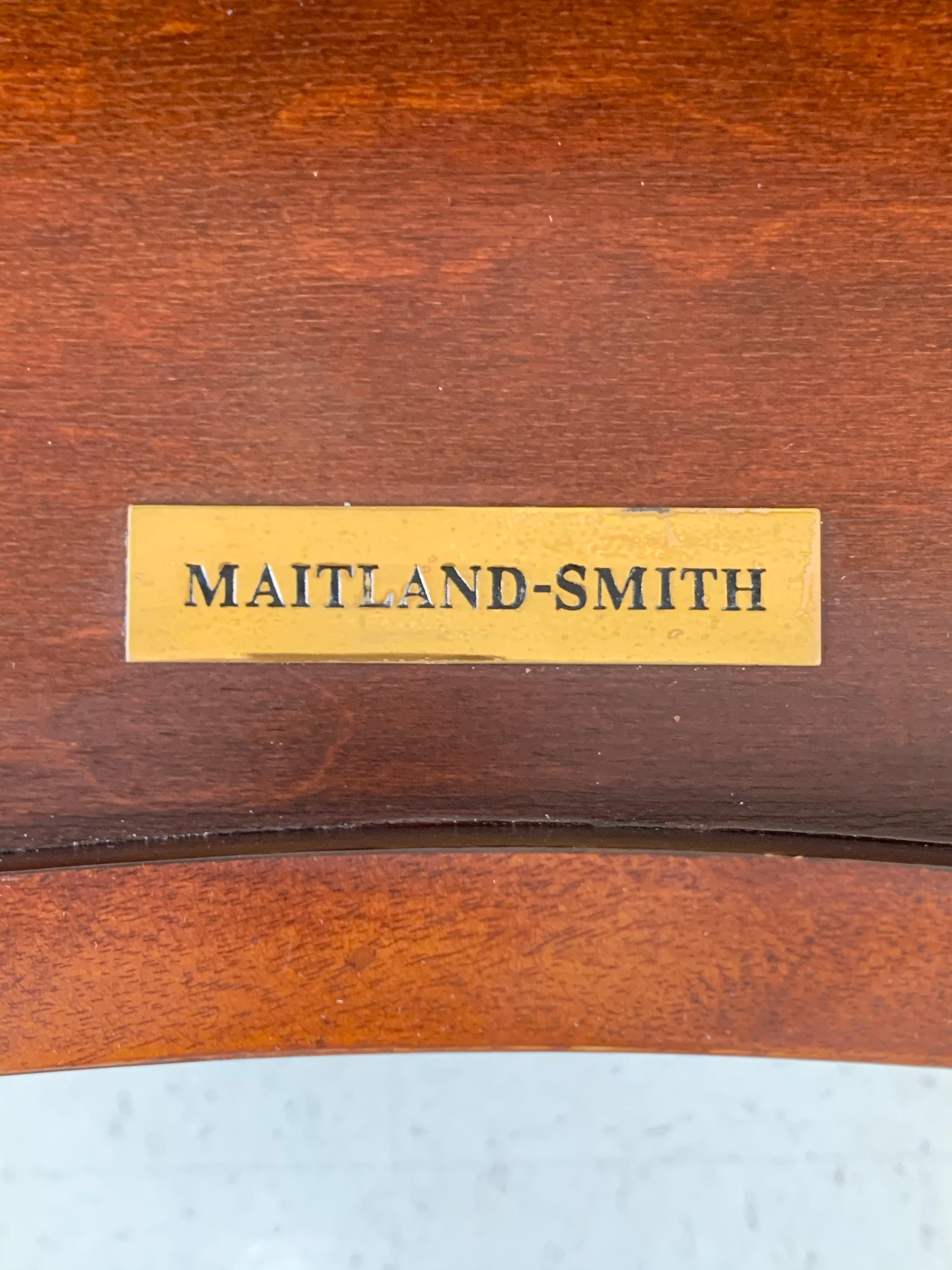 French Louis XVI Style Maitland-Smith Mahogany Desk or Writing Table 4