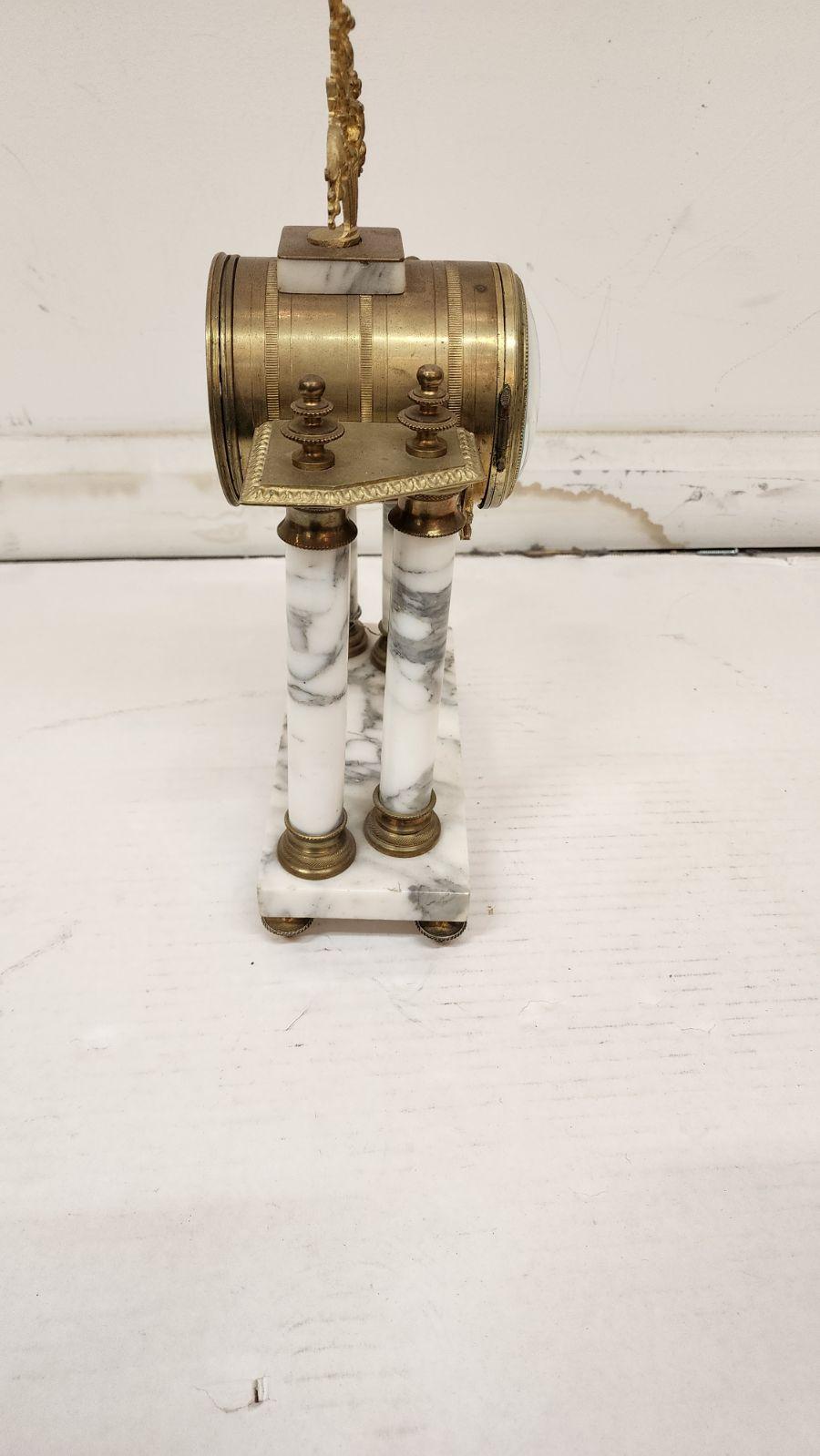19th Century French Louis XVI Style Mantle clock For Sale