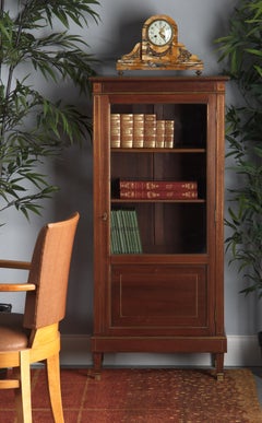 French Louis XVI Style Marble Mantel Clock, Early 1900s