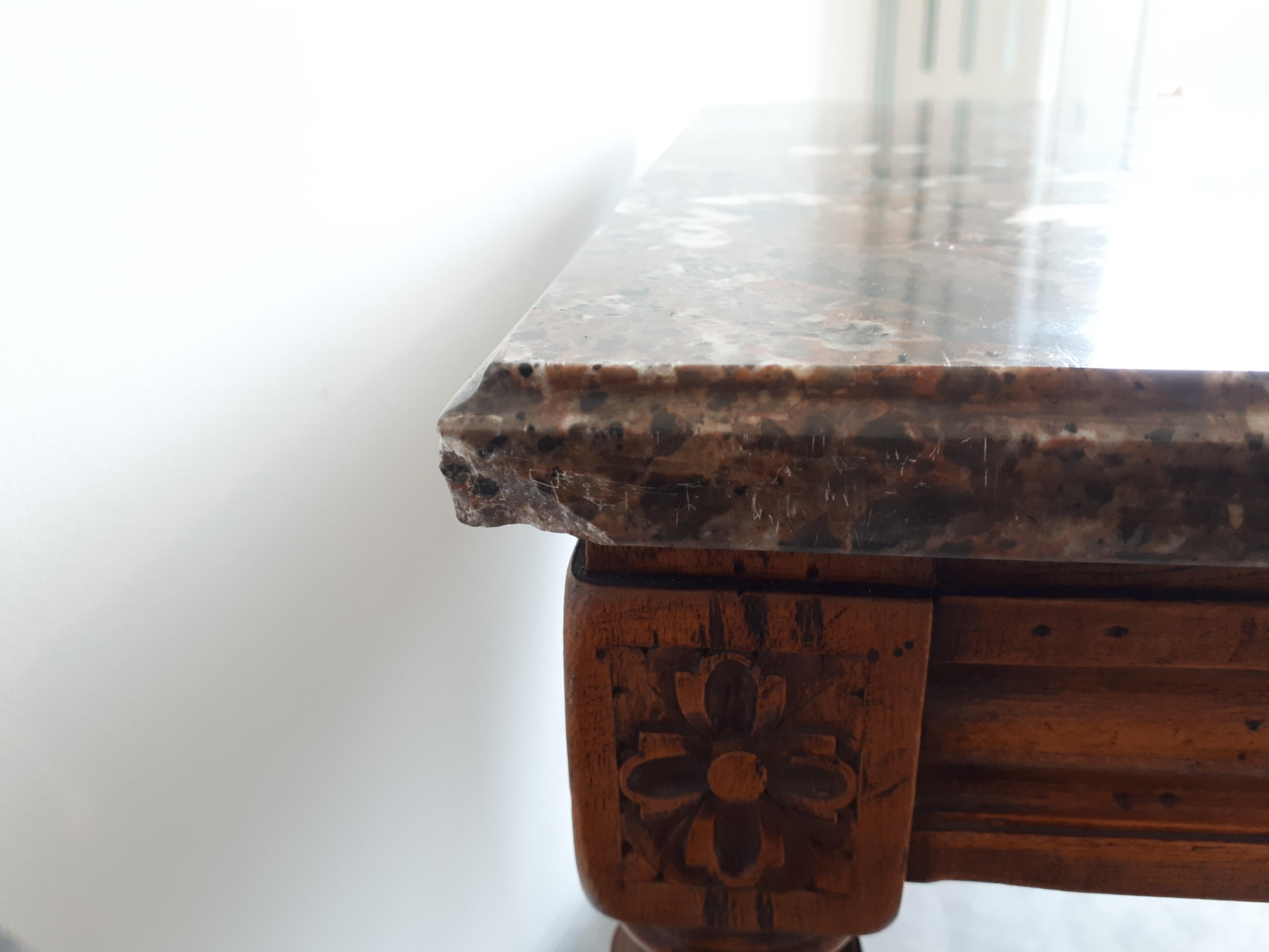 French Louis XVI Style Marble Nightstands or Ends Table, Pair 5