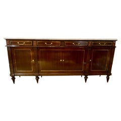 French Louis XVI style Marble top sideboard /buffet