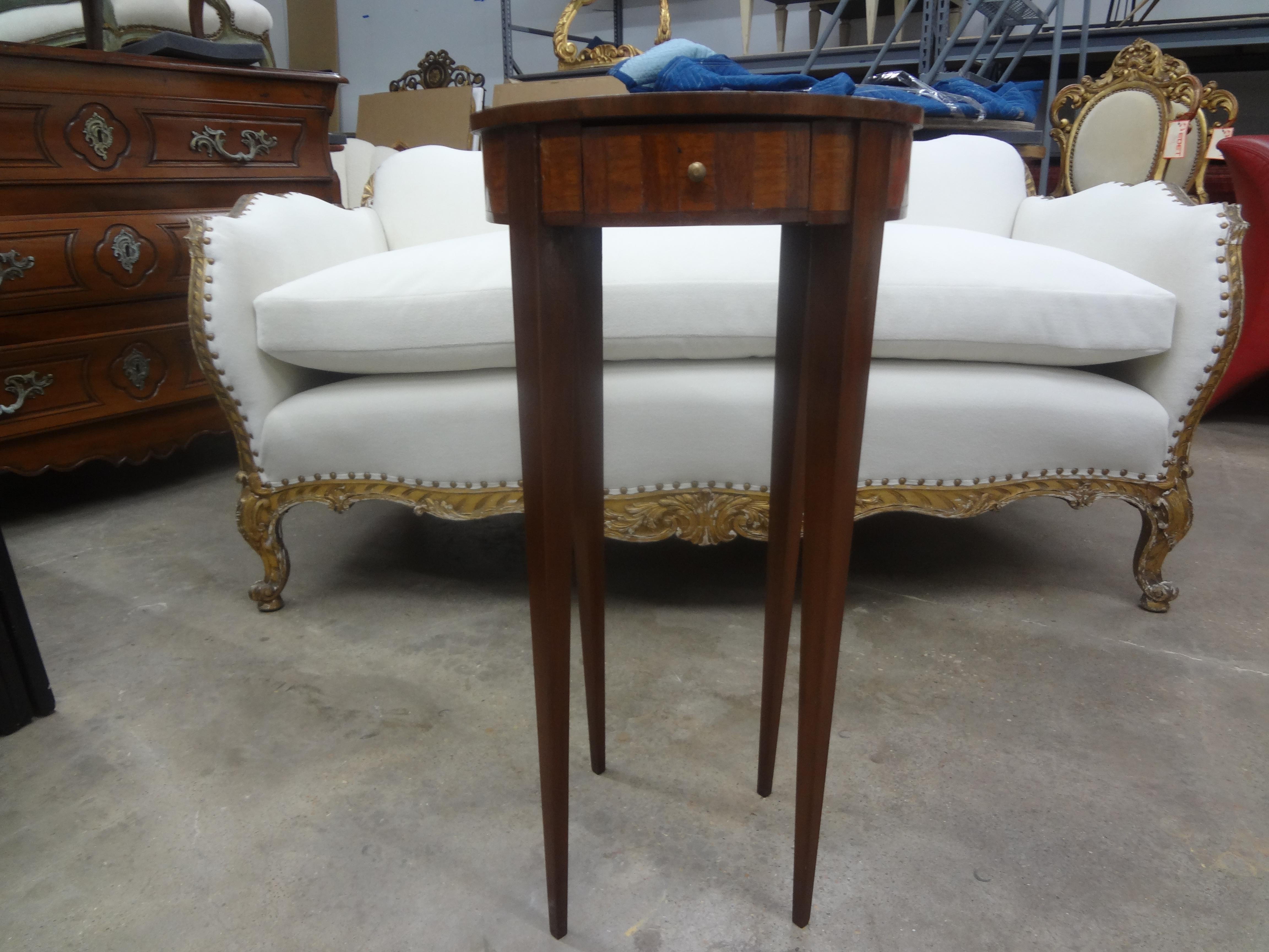 French Louis XVI Style Marquetry Table For Sale 9