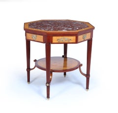 French Louis XVI Style Octagonal Occasional Table
